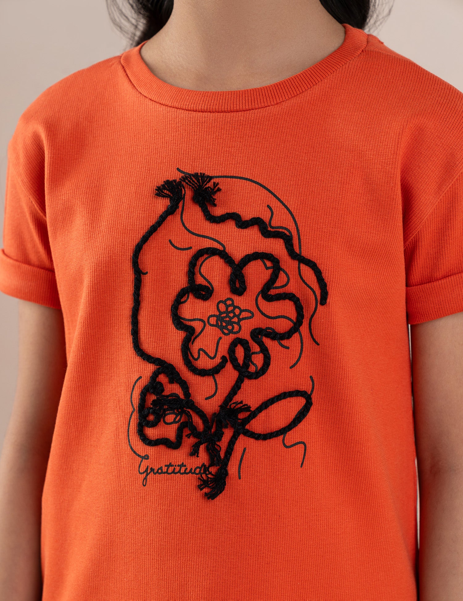 GRATITUDE PRINTED T-SHIRT - Image 2