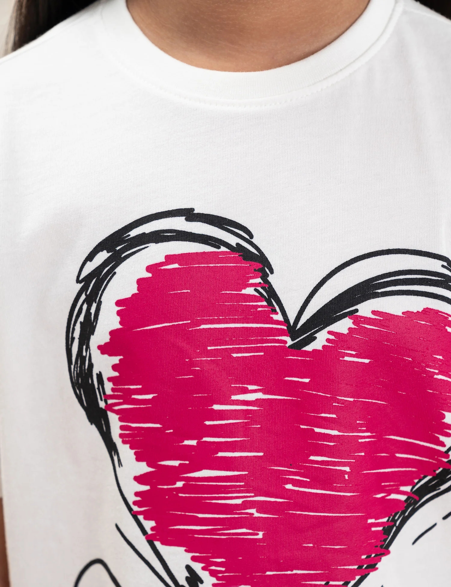 2 PIECE HEART GRAPHIC SUIT - Image 2