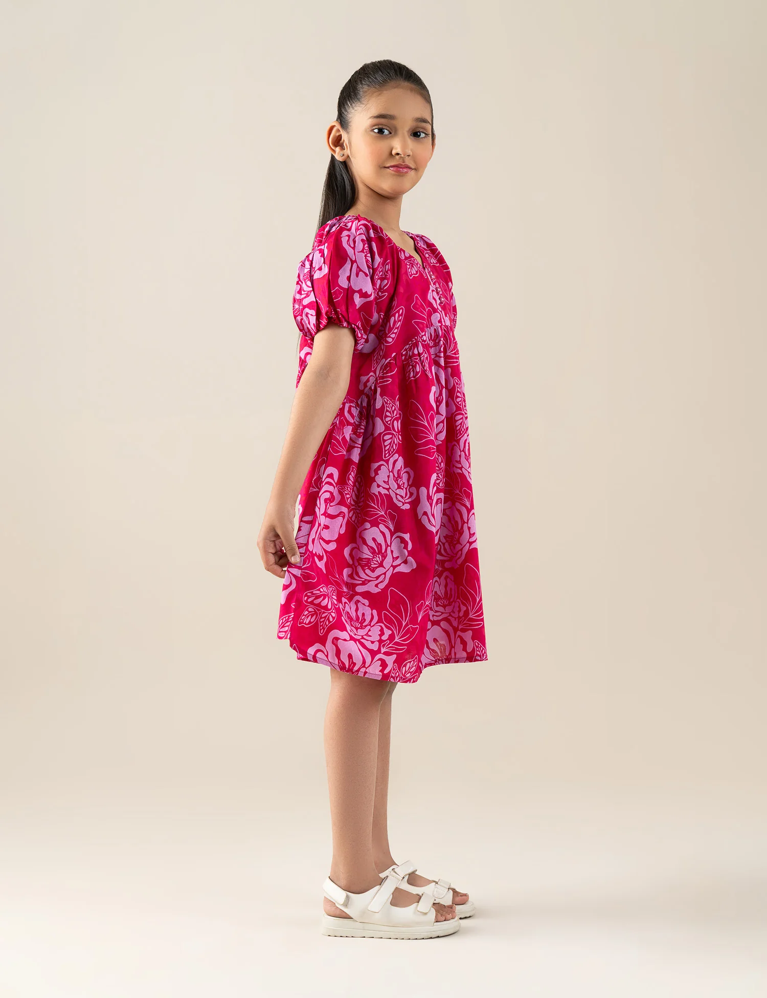 FLORAL EMBROIDERED DRESS - Image 3