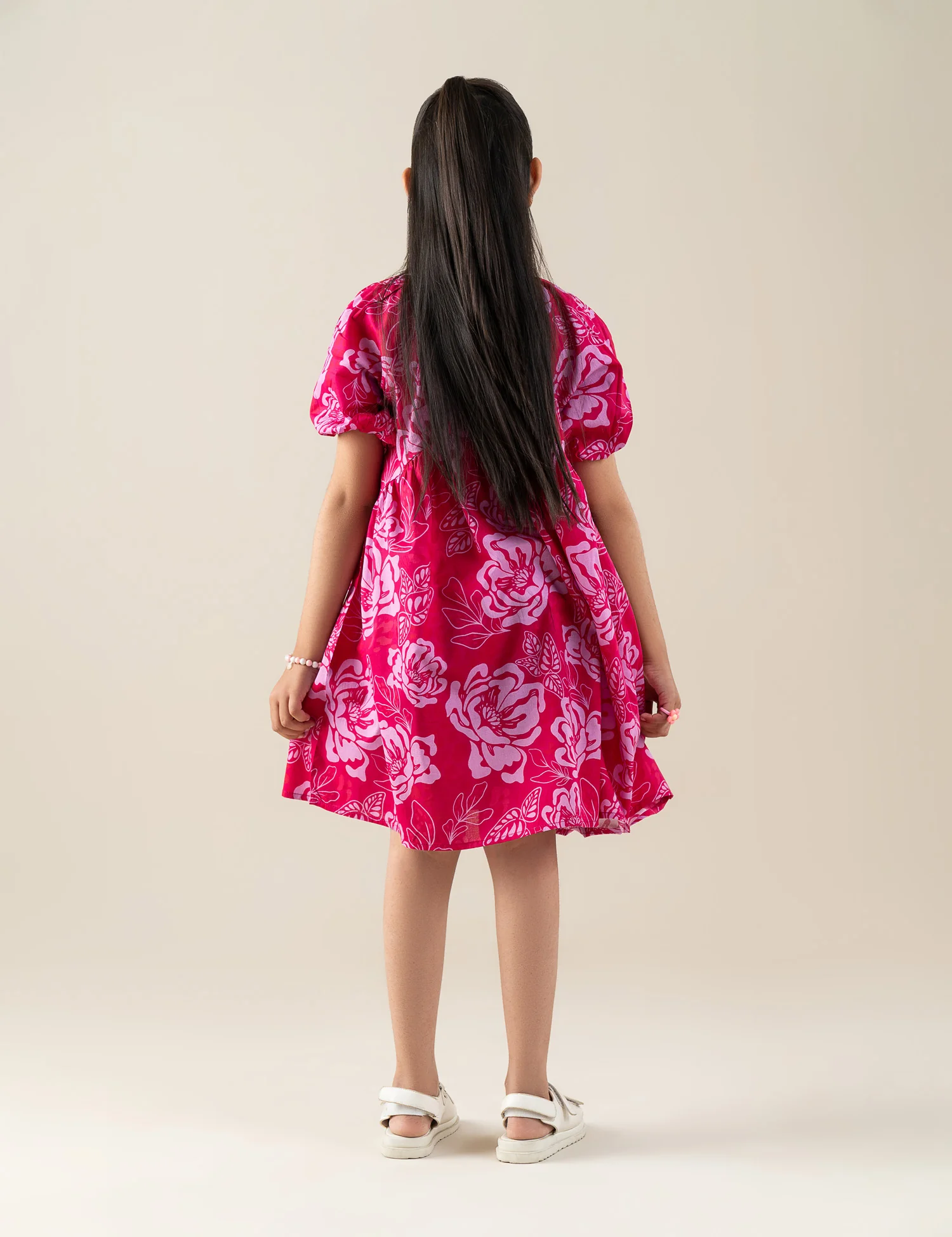 FLORAL EMBROIDERED DRESS - Image 4