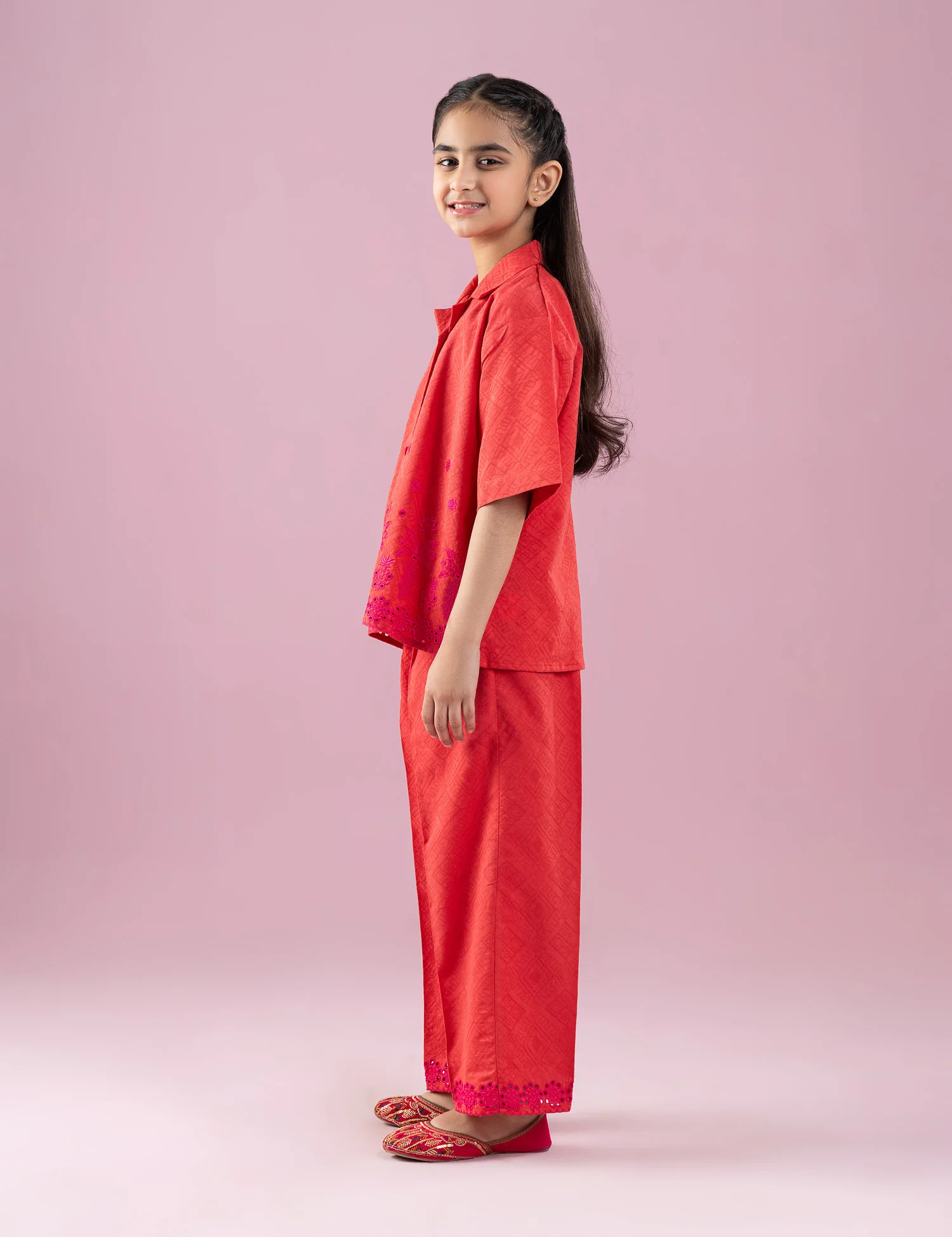 2 PIECE EMBROIDERED SUIT - Image 4