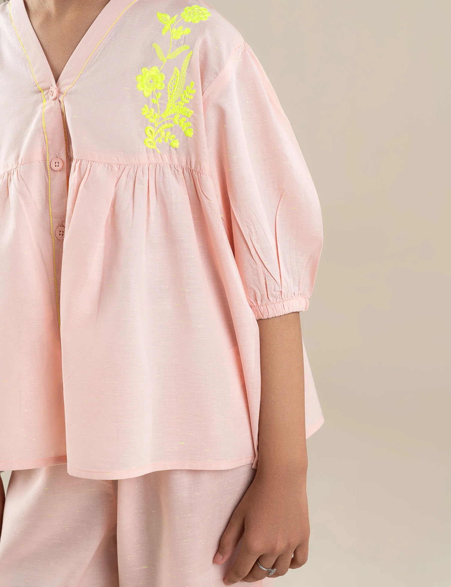 2 PIECE EMBROIDERED SUIT - Image 3