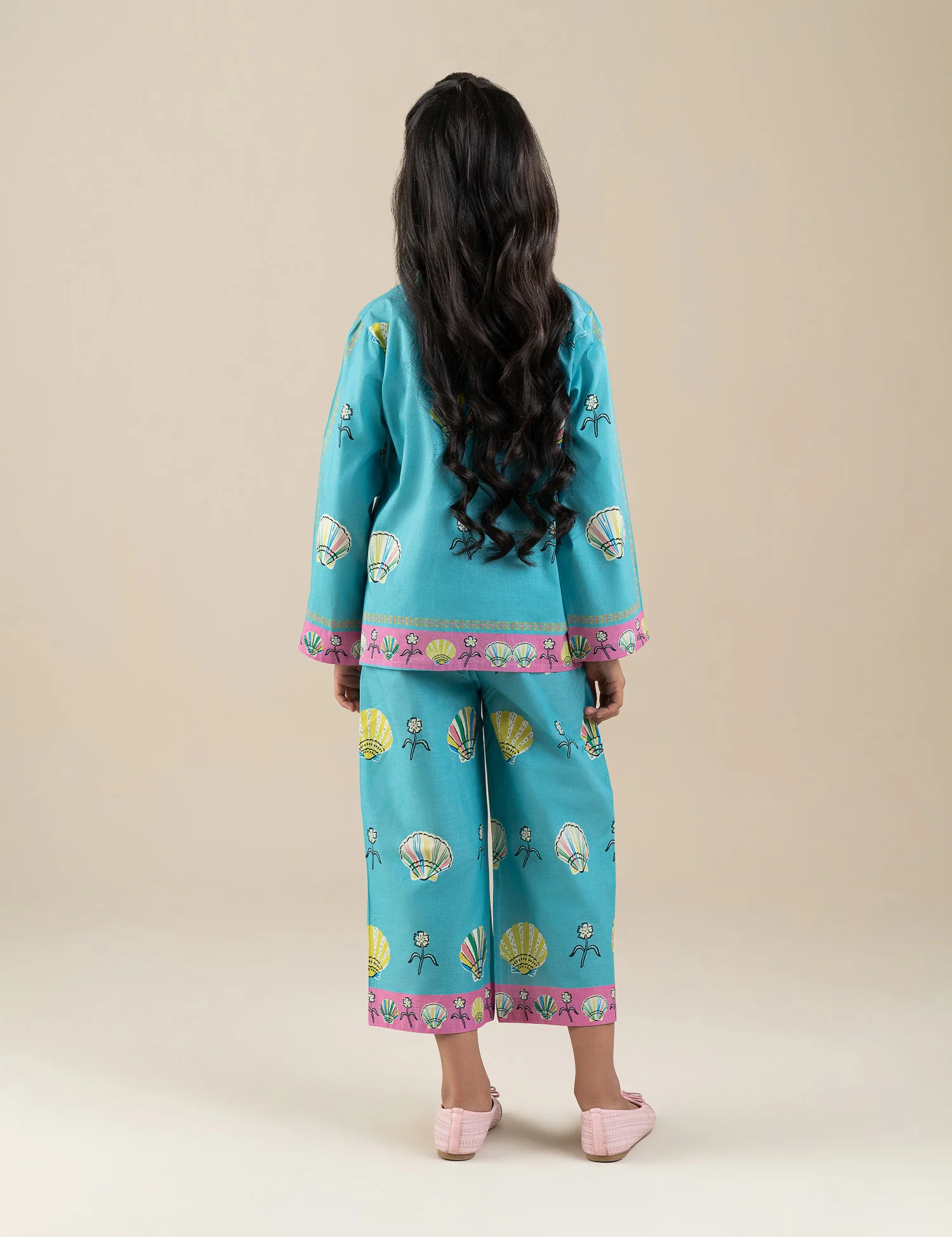 2 PIECE SHELL PRINTED SUIT - Image 5