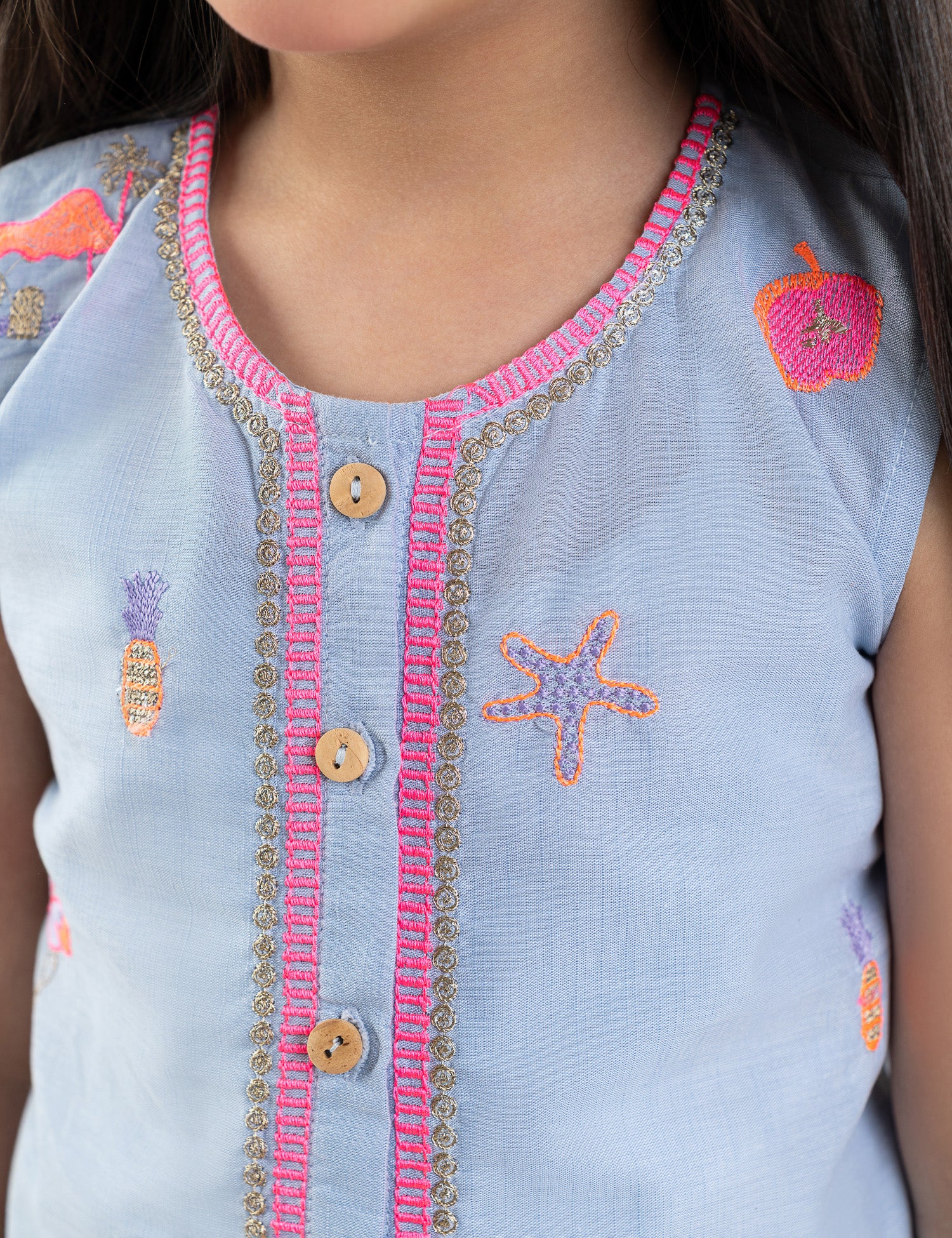 2 PIECE STYLISED EMBROIDERED SUIT - Image 2