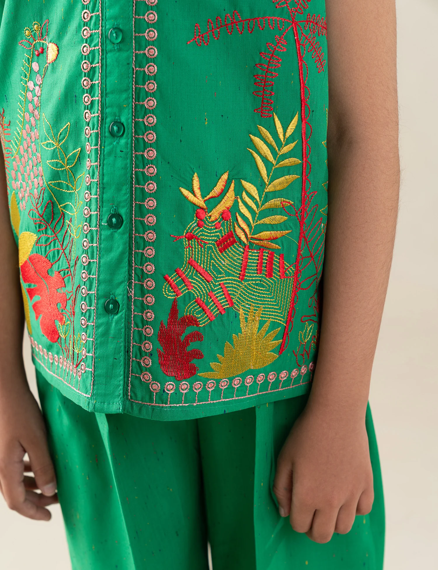 2 PIECE STYLISED EMBROIDERED SUIT - Image 2