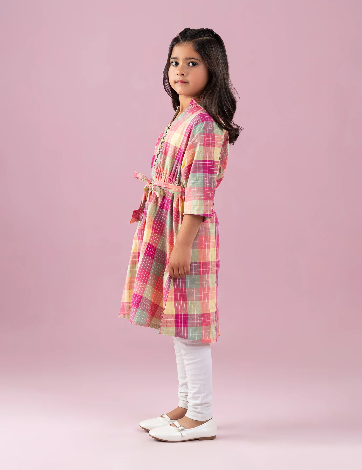 CHECKERED DRESS - Image 3