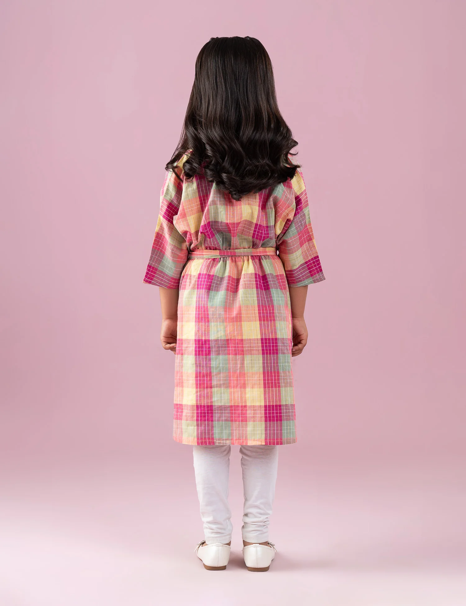 CHECKERED DRESS - Image 4