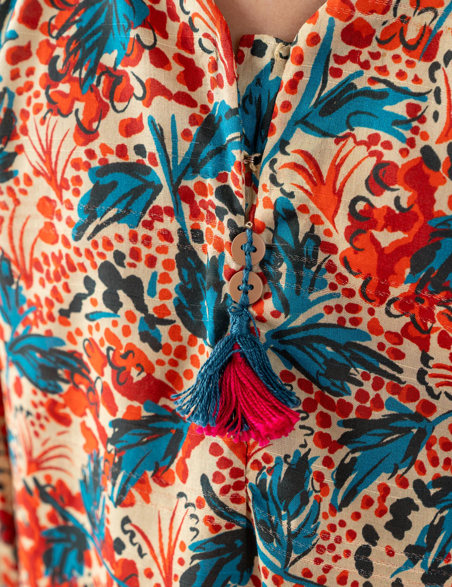 2 PIECE FLORAL PRINTED SUIT - Image 2