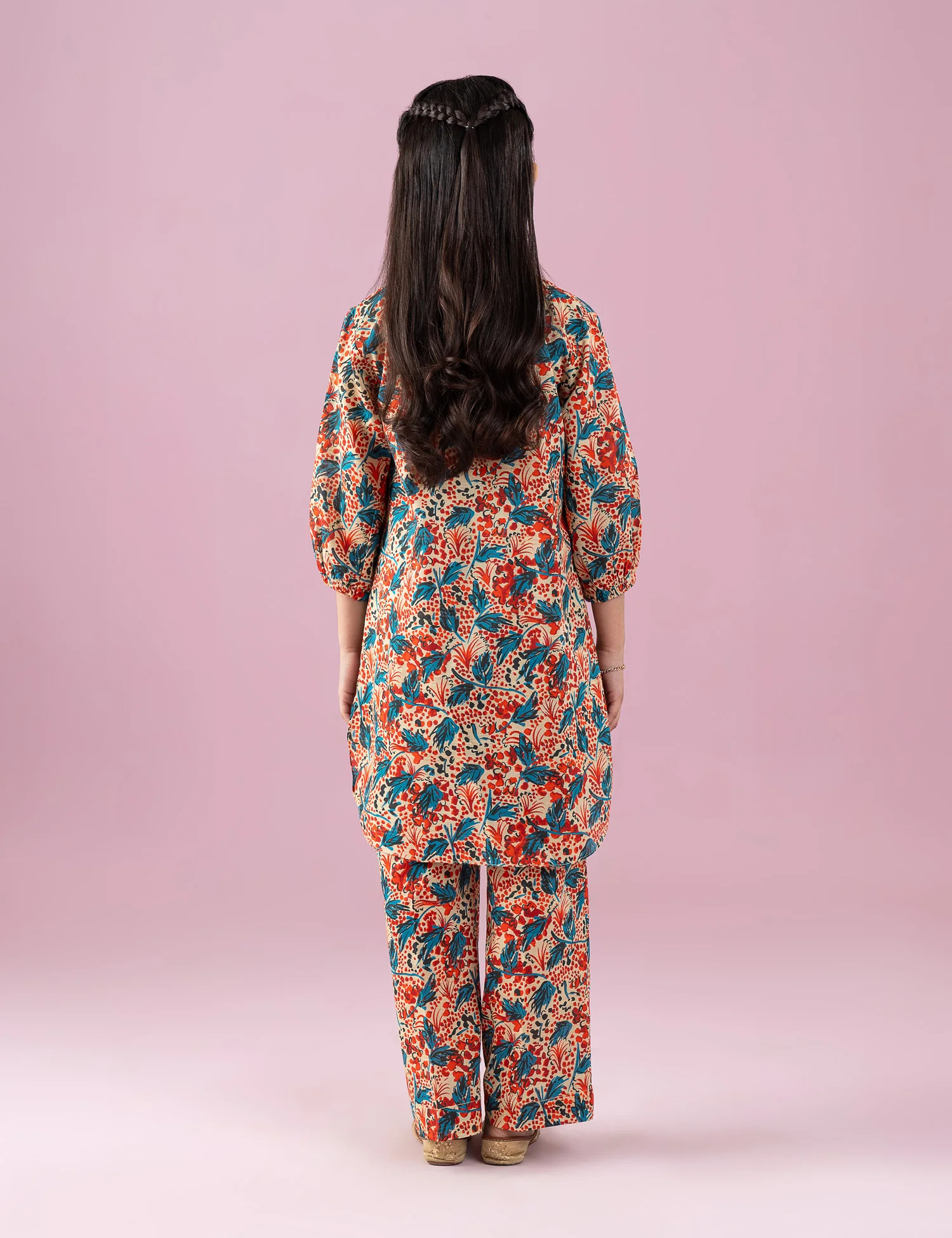 2 PIECE FLORAL PRINTED SUIT - Image 4