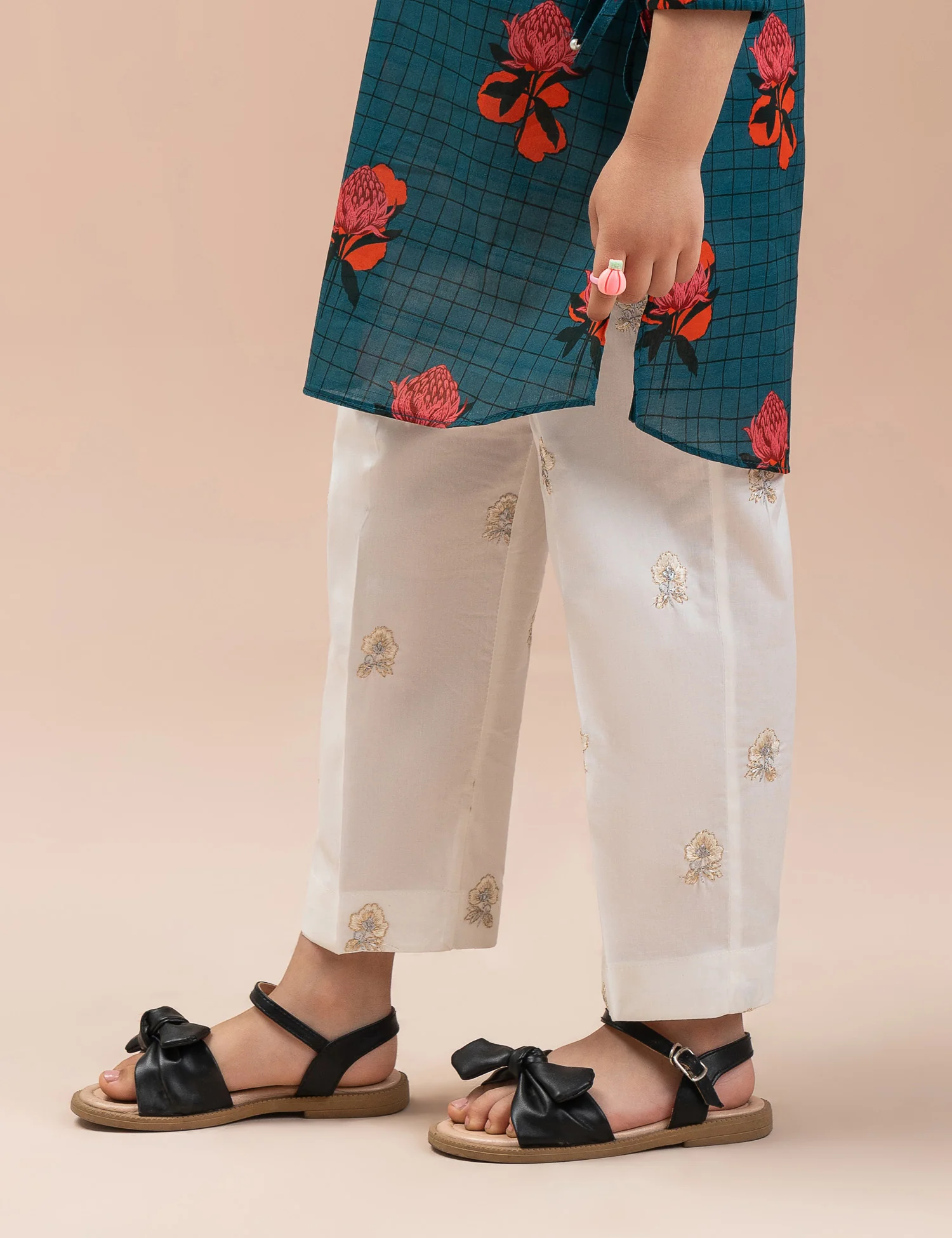 EMBROIDERED TROUSER - Image 2