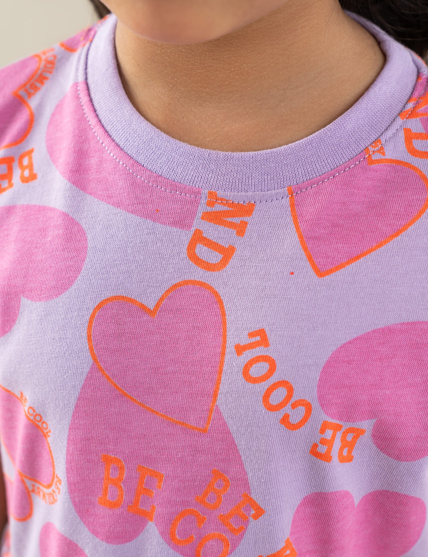 HEART PRINTED TIERED DRESS - Image 2