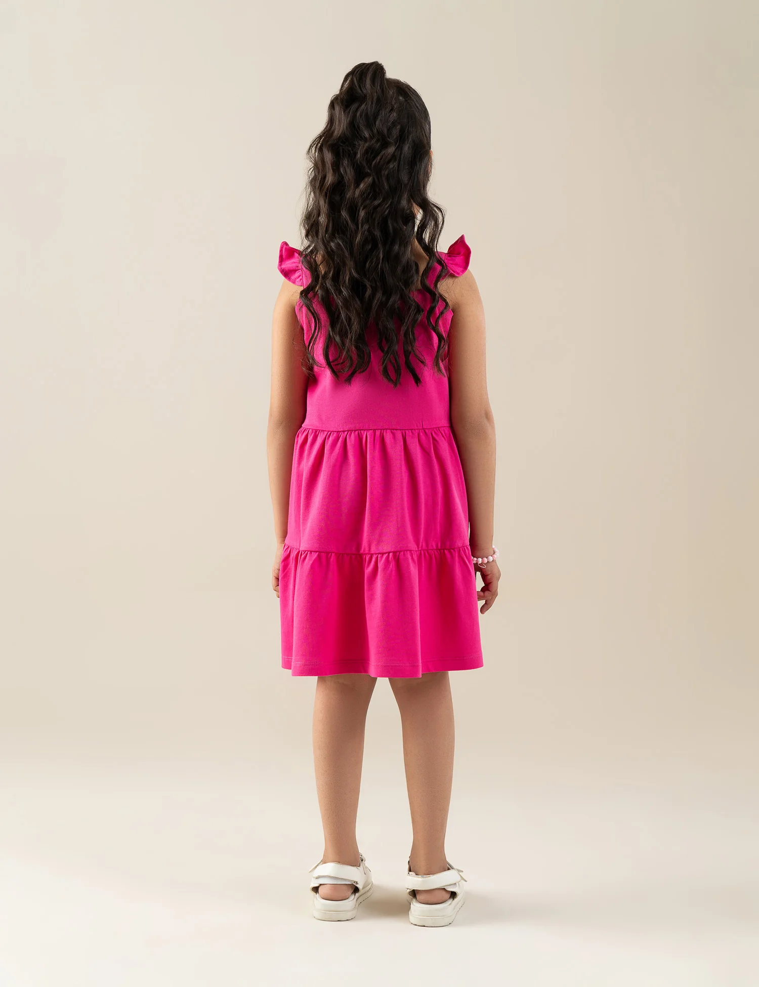 FLORAL EMBROIDERED TIERED DRESS - Image 4