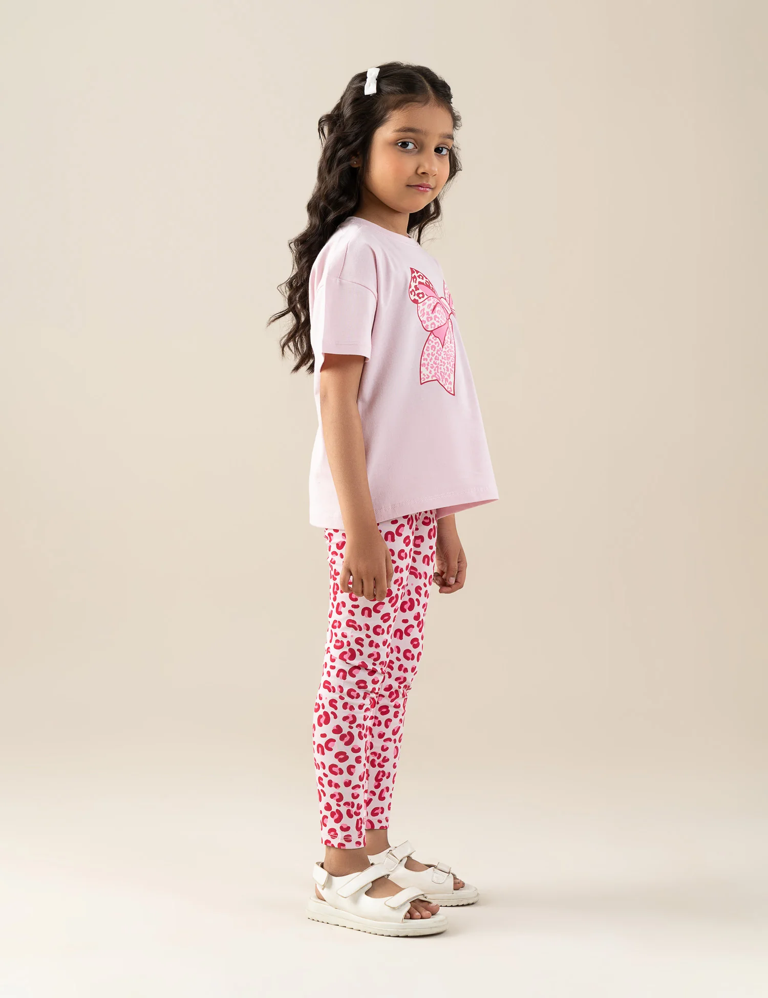 2 PIECE BOW GRAPHIC SUIT - Image 3