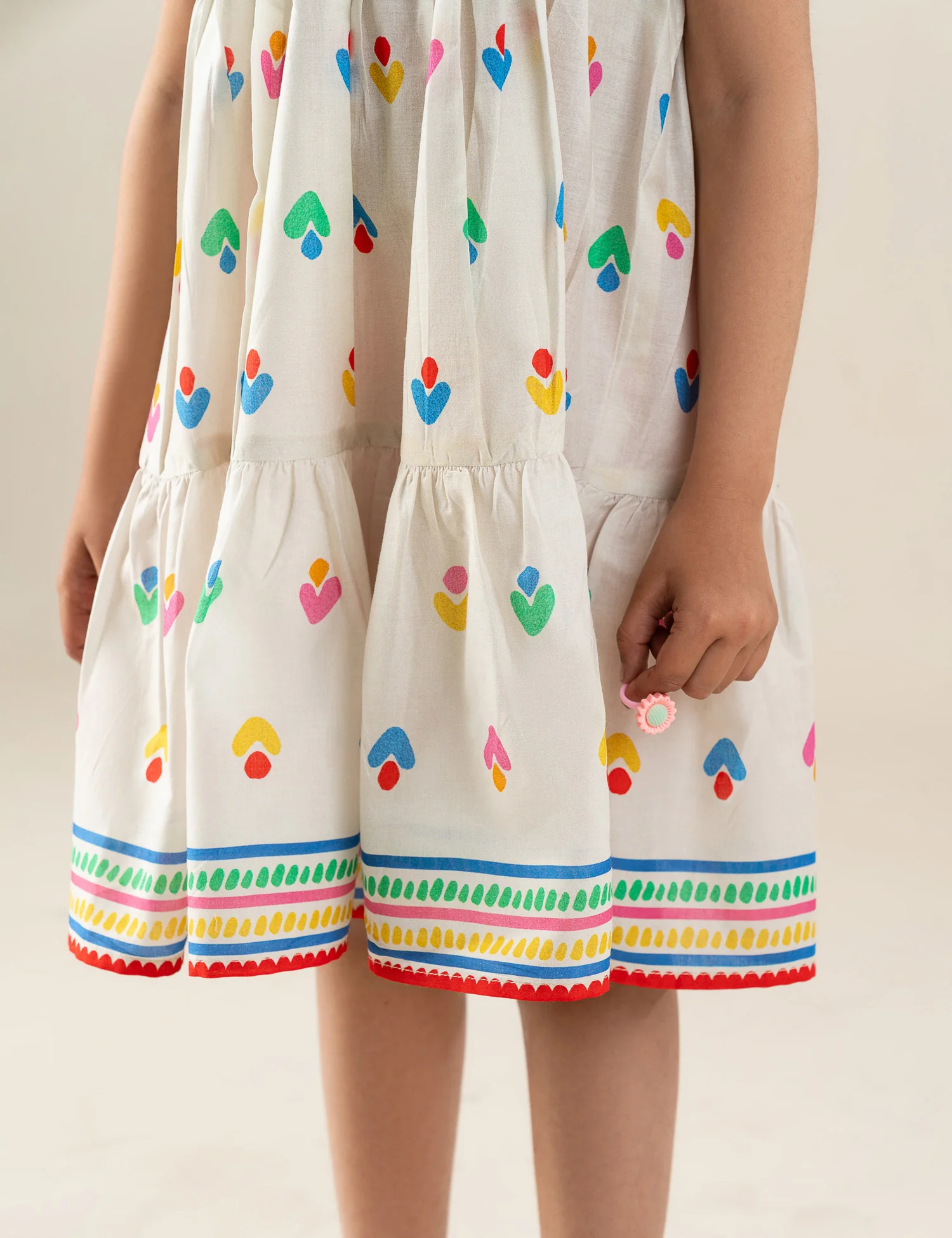 HEART PRINTED DRESS - Image 2