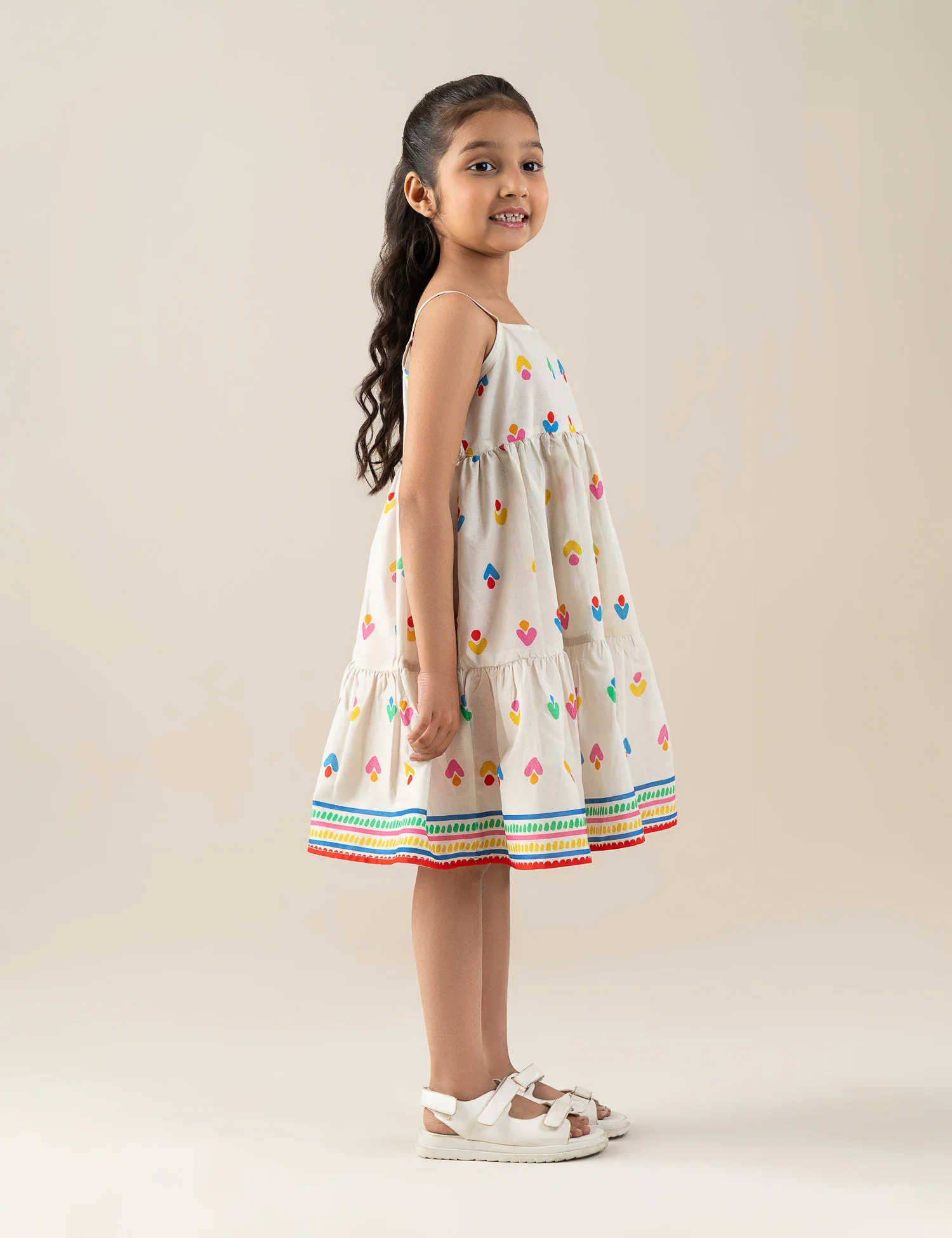 HEART PRINTED DRESS - Image 3