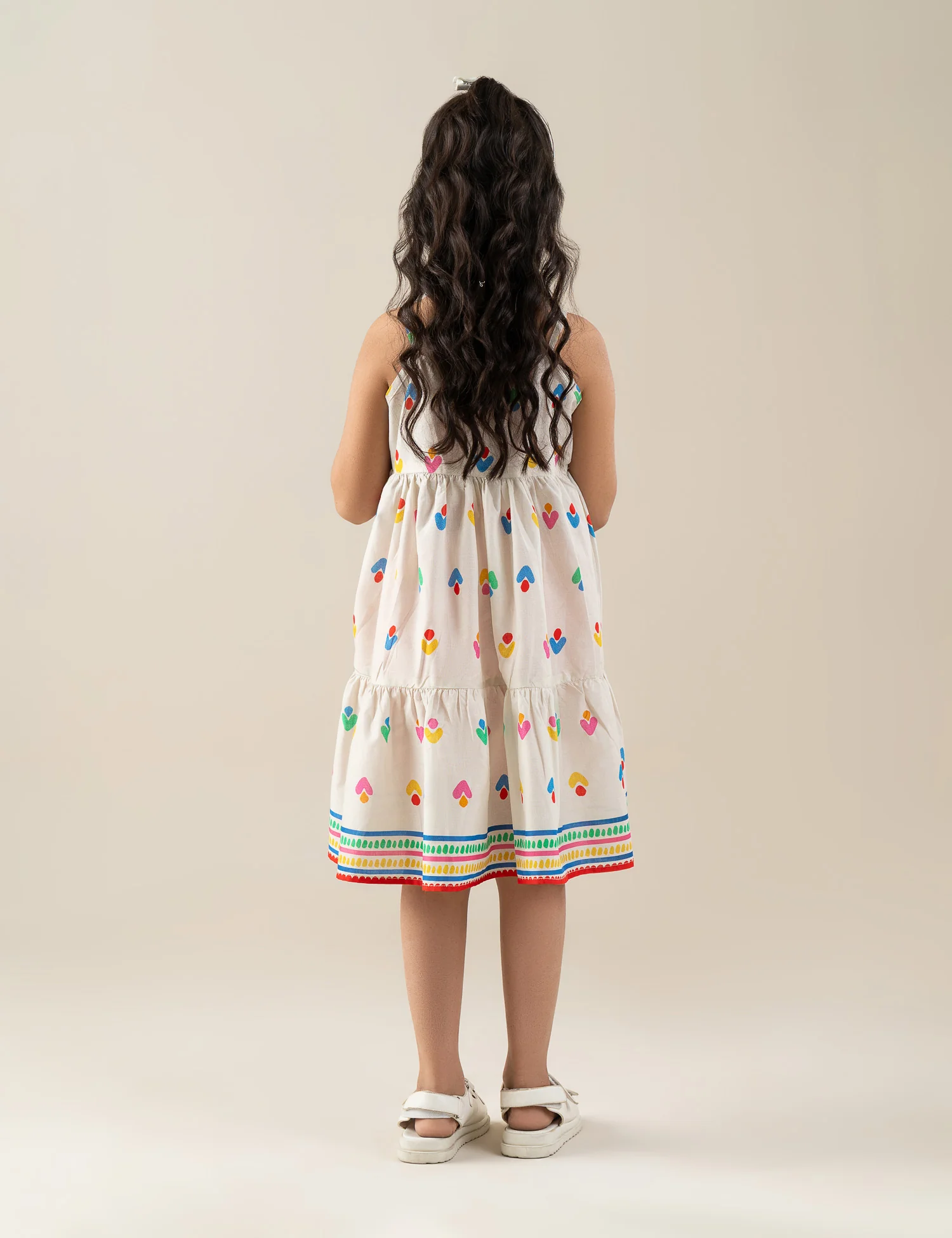 HEART PRINTED DRESS - Image 4