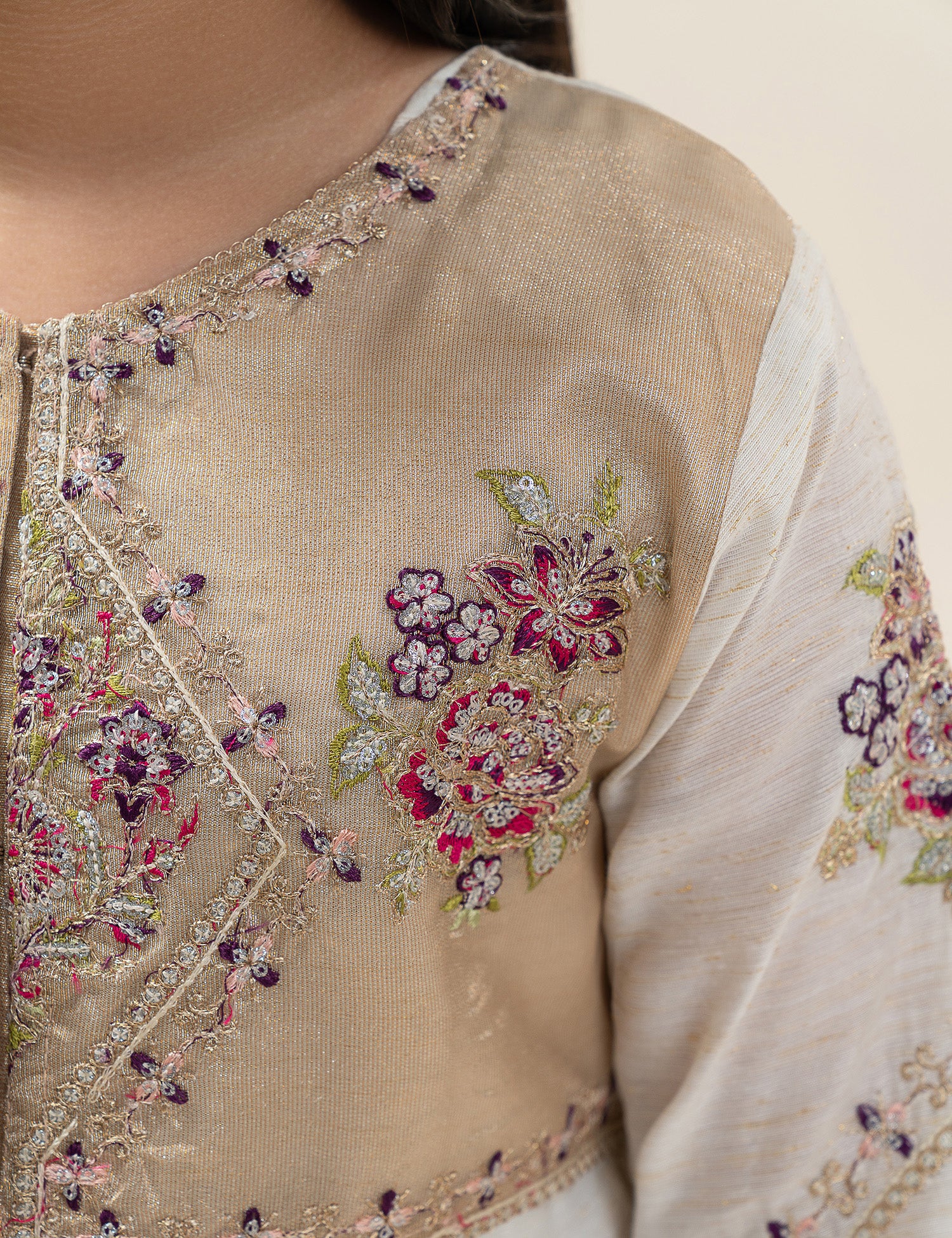 2 PIECE ETHNIC EMBROIDERED SUIT - Image 2