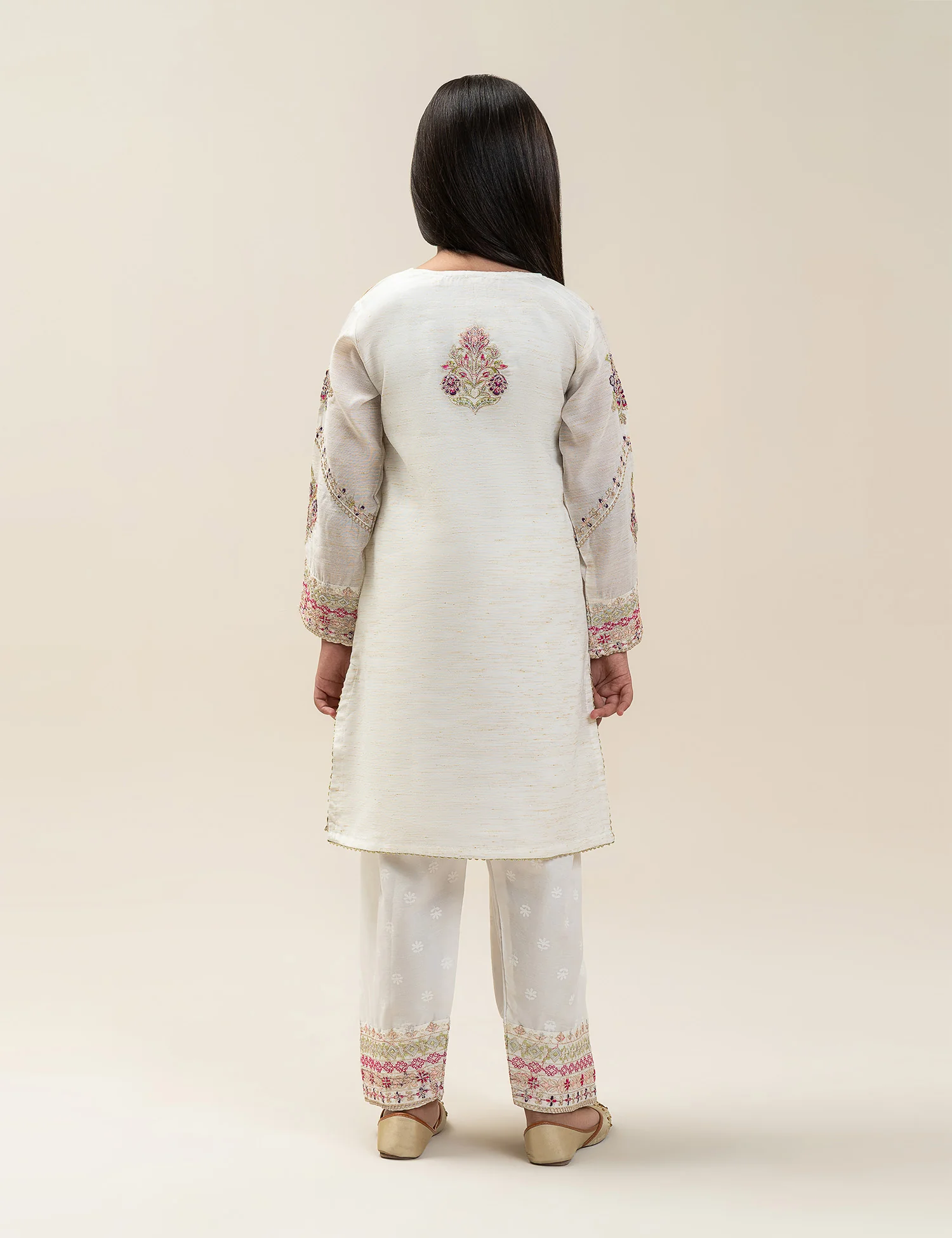 2 PIECE ETHNIC EMBROIDERED SUIT - Image 5