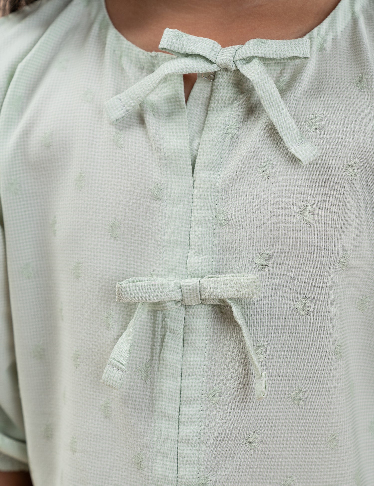 2 PIECE BUTTERFLY EMBROIDERED SUIT - Image 2