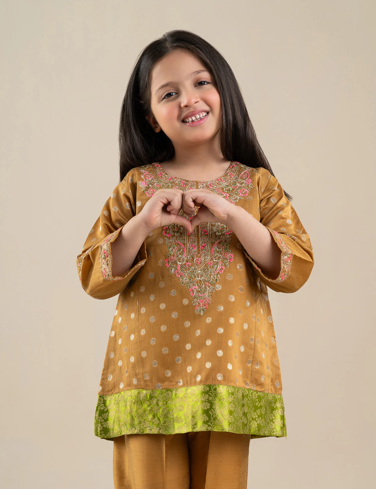 2 PIECE ETHNIC EMBROIDERED SUIT - Image 2