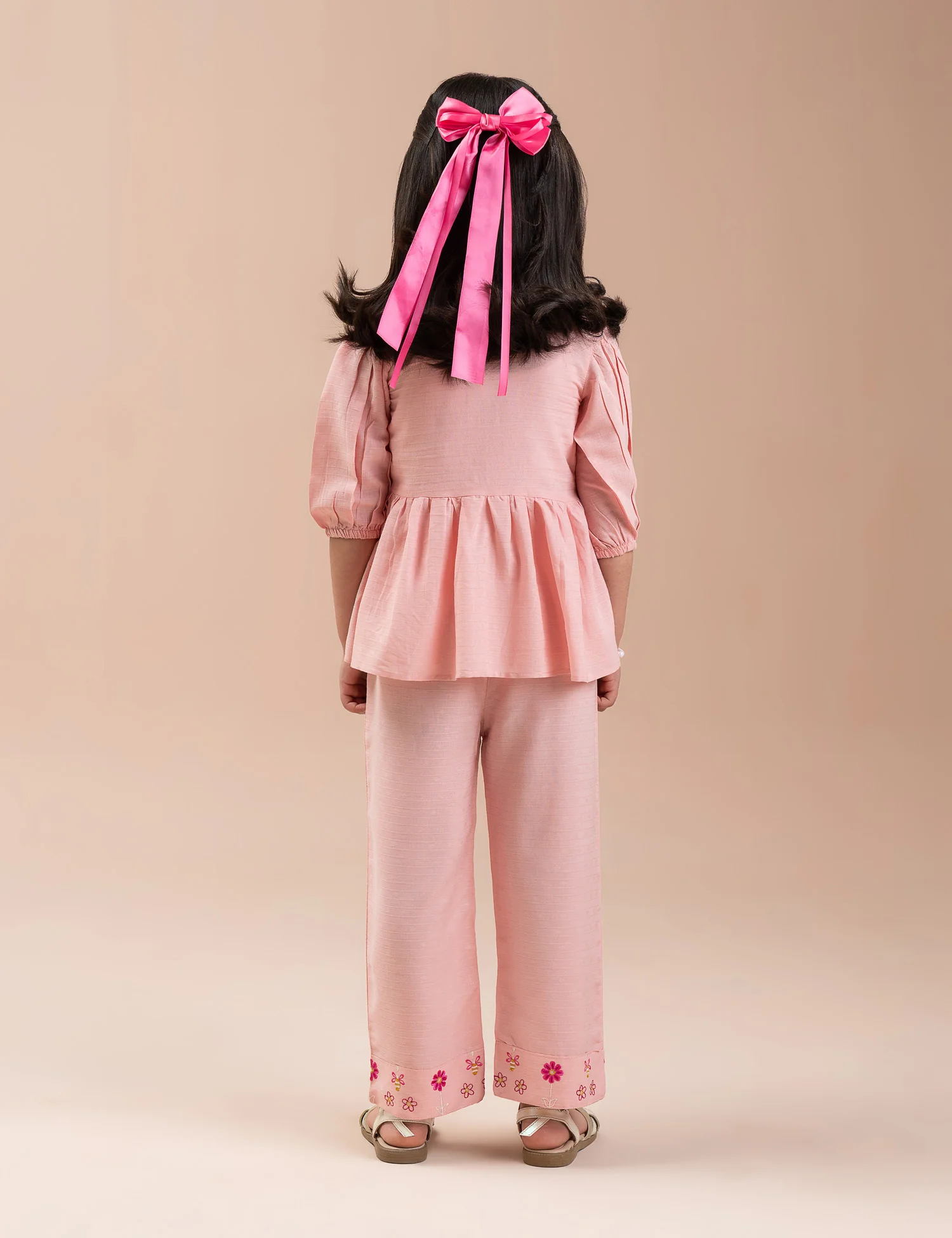 2 PIECE BUTTERFLY EMBROIDERED SUIT - Image 5