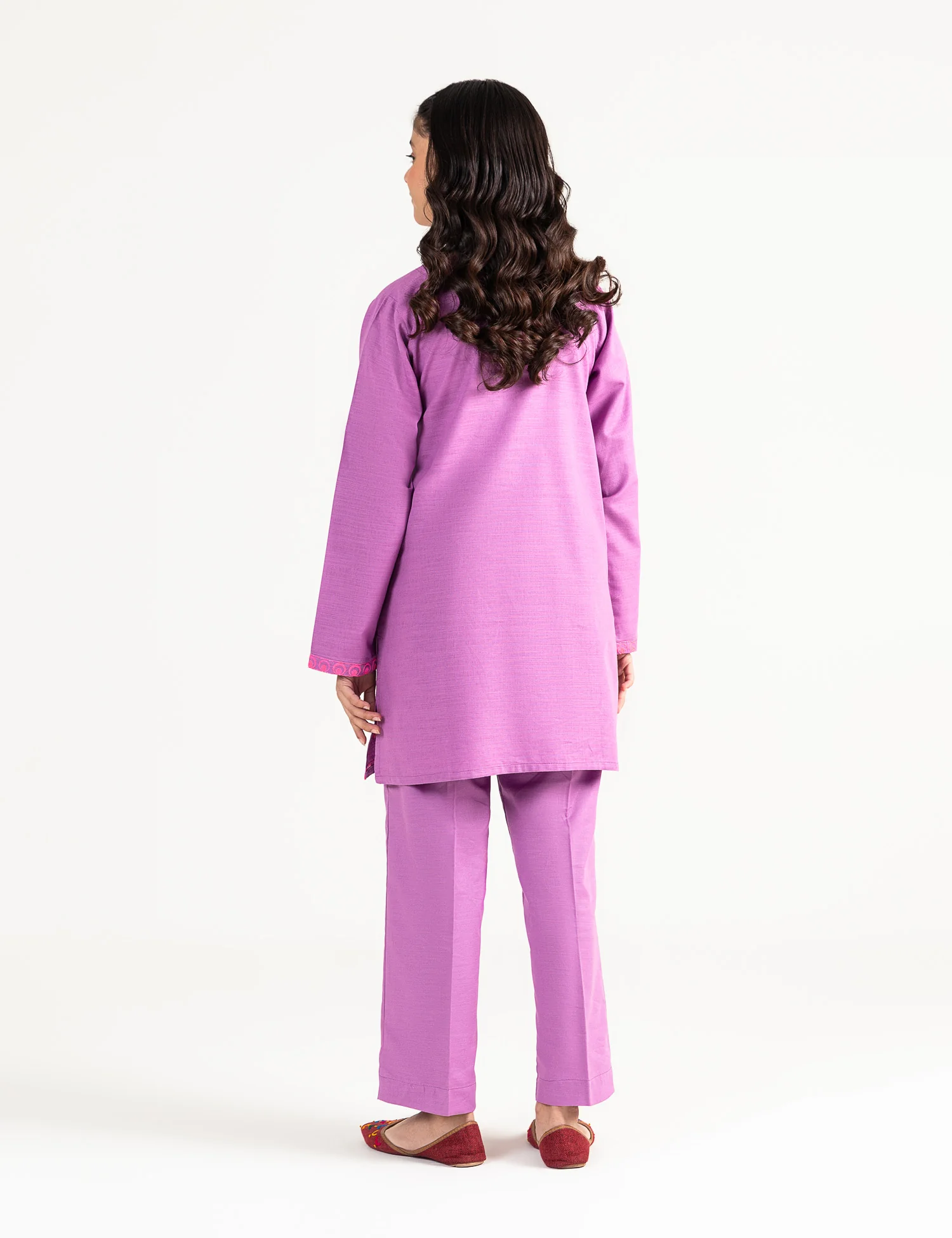 2 PIECE NEON EMBROIDERED SUIT - Image 3