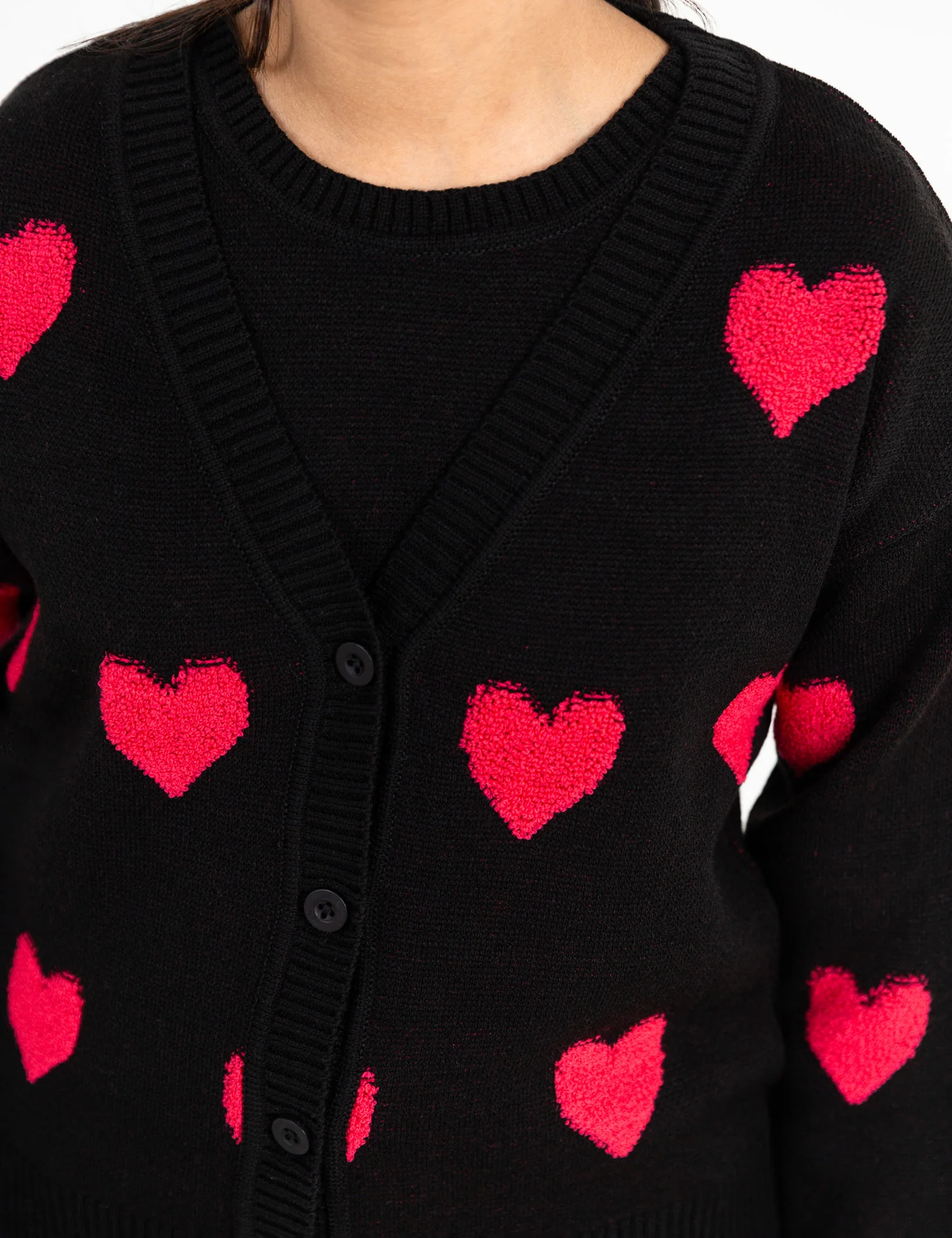 HEART KNITTED CARDIGAN - Image 2