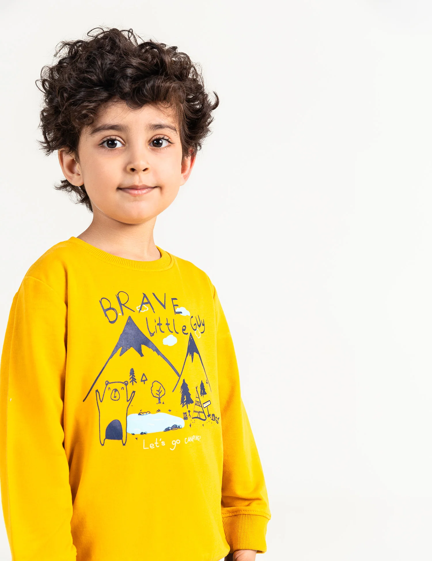 BRAVE LITTLE GUY PRINTED SWEATSHIRT - Image 2