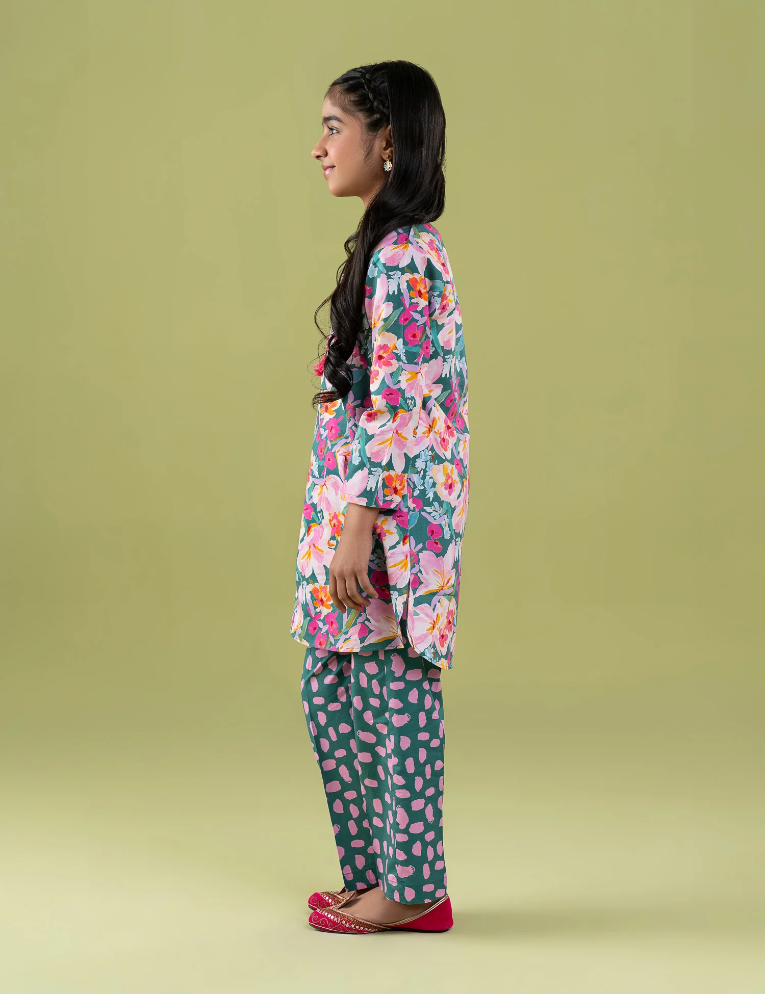 2 PIECE FLORAL PRINTED SUIT - Image 4