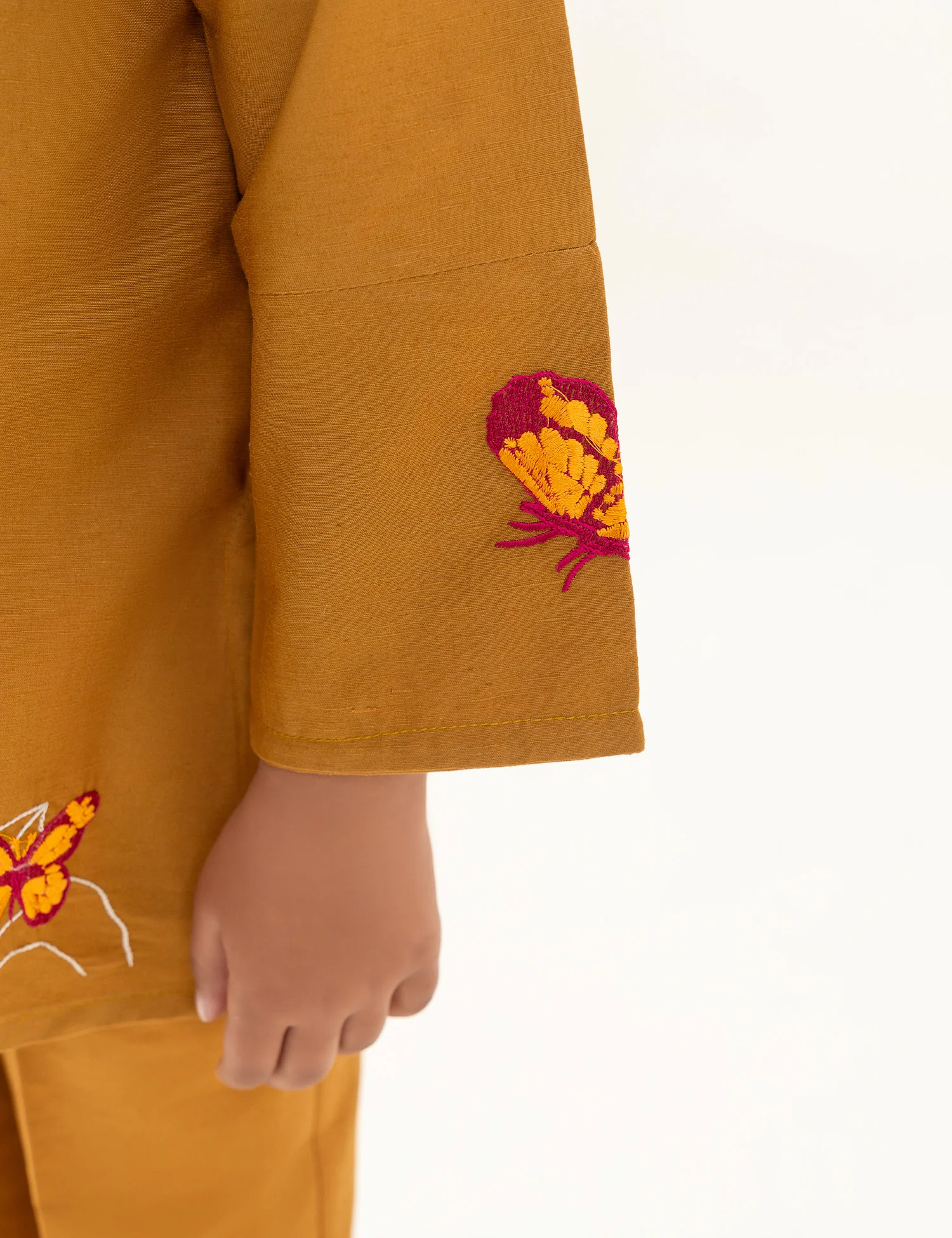 2 PIECE BUTTERFLY EMBROIDERED SUIT - Image 3