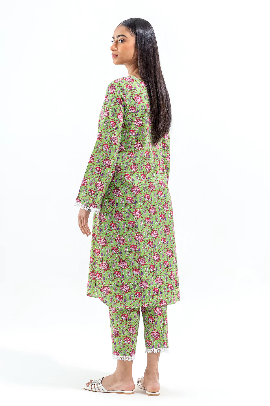 2 PIECE PRINTED LAWN SUIT (PRET) - Image 4