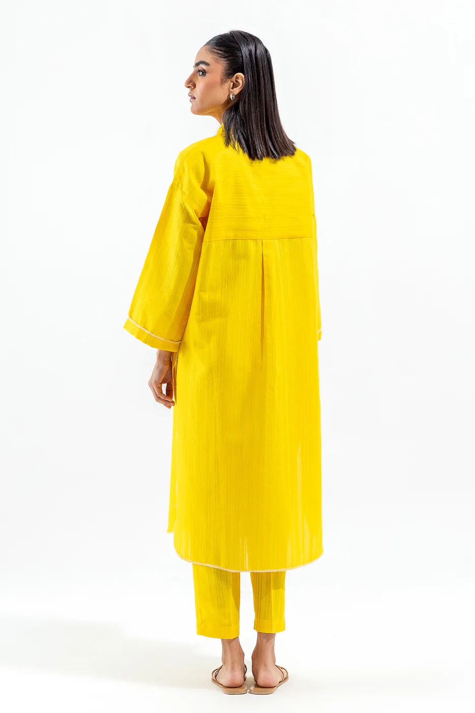 2 PIECE BASIC JACQUARD SUIT (PRET) - Image 4