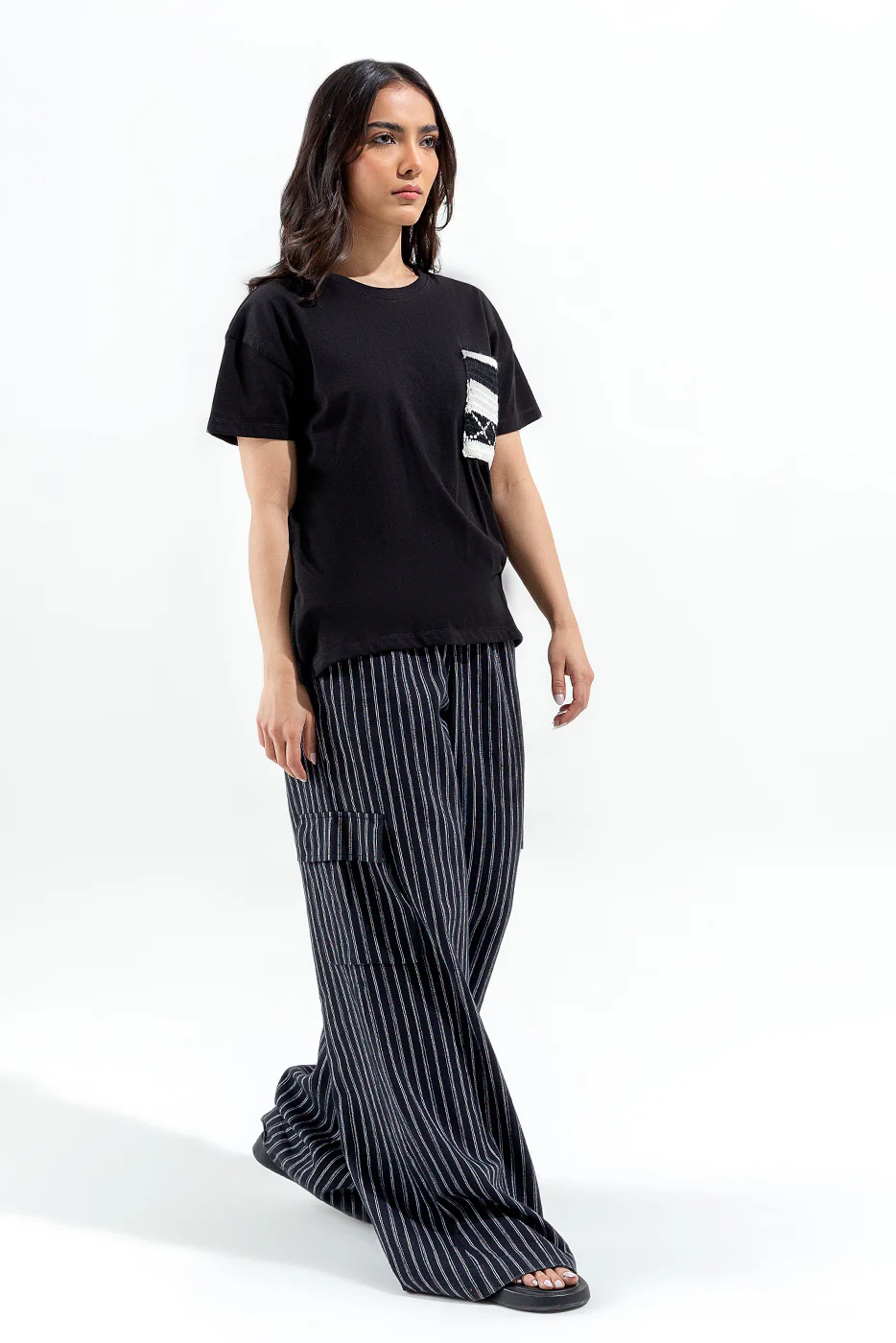 BLACK HANDCRAFTED TEE - Image 2