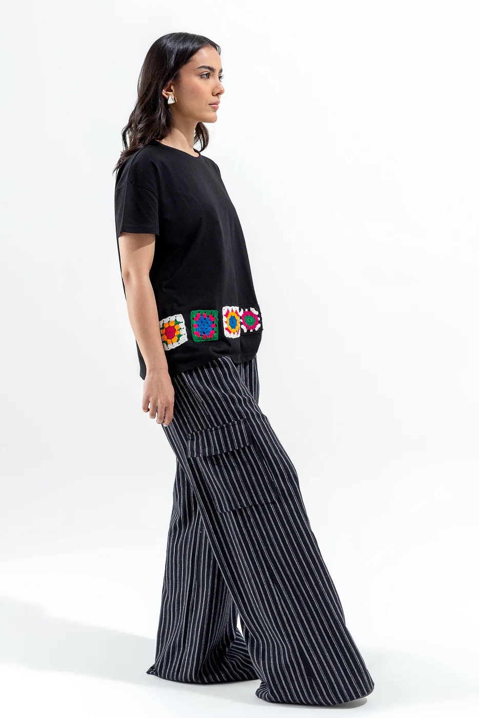 BLACK HANDCRAFTED TEE - Image 3