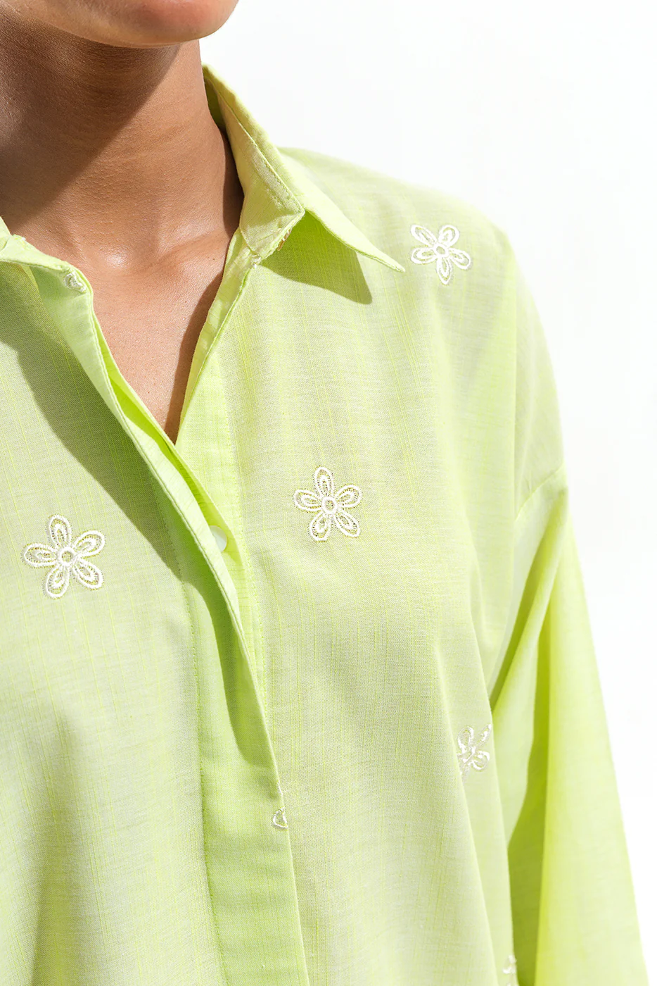 FUSION CHAMBRAY TOP (PRET) - Image 4