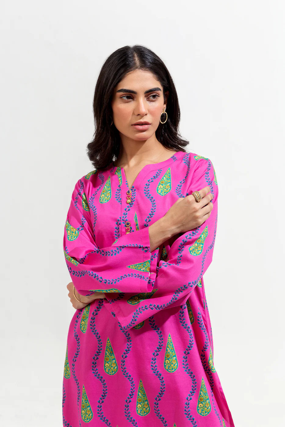 2 PIECE PRINTED PREMIUM LAWN SUIT (PRET) - Image 2