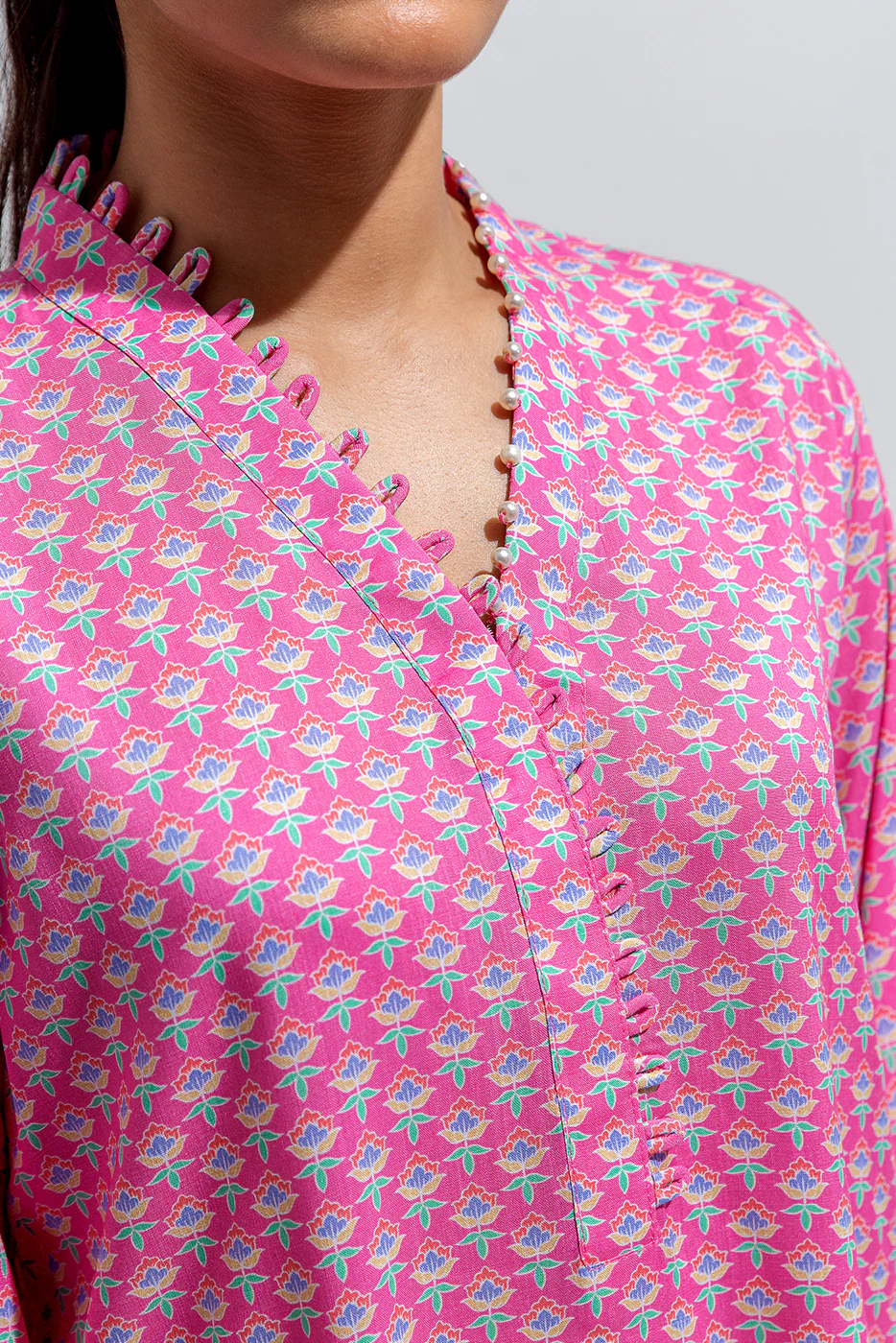 PRINTED VISCOSE SHIRT (PRET) - Image 4