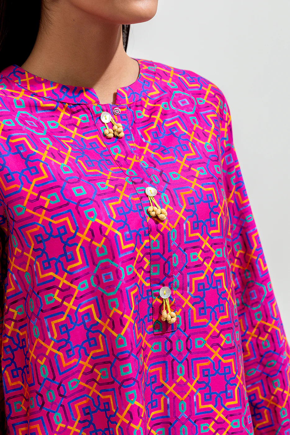 2 PIECE PRINTED PREMIUM LAWN SUIT (PRET) - Image 4