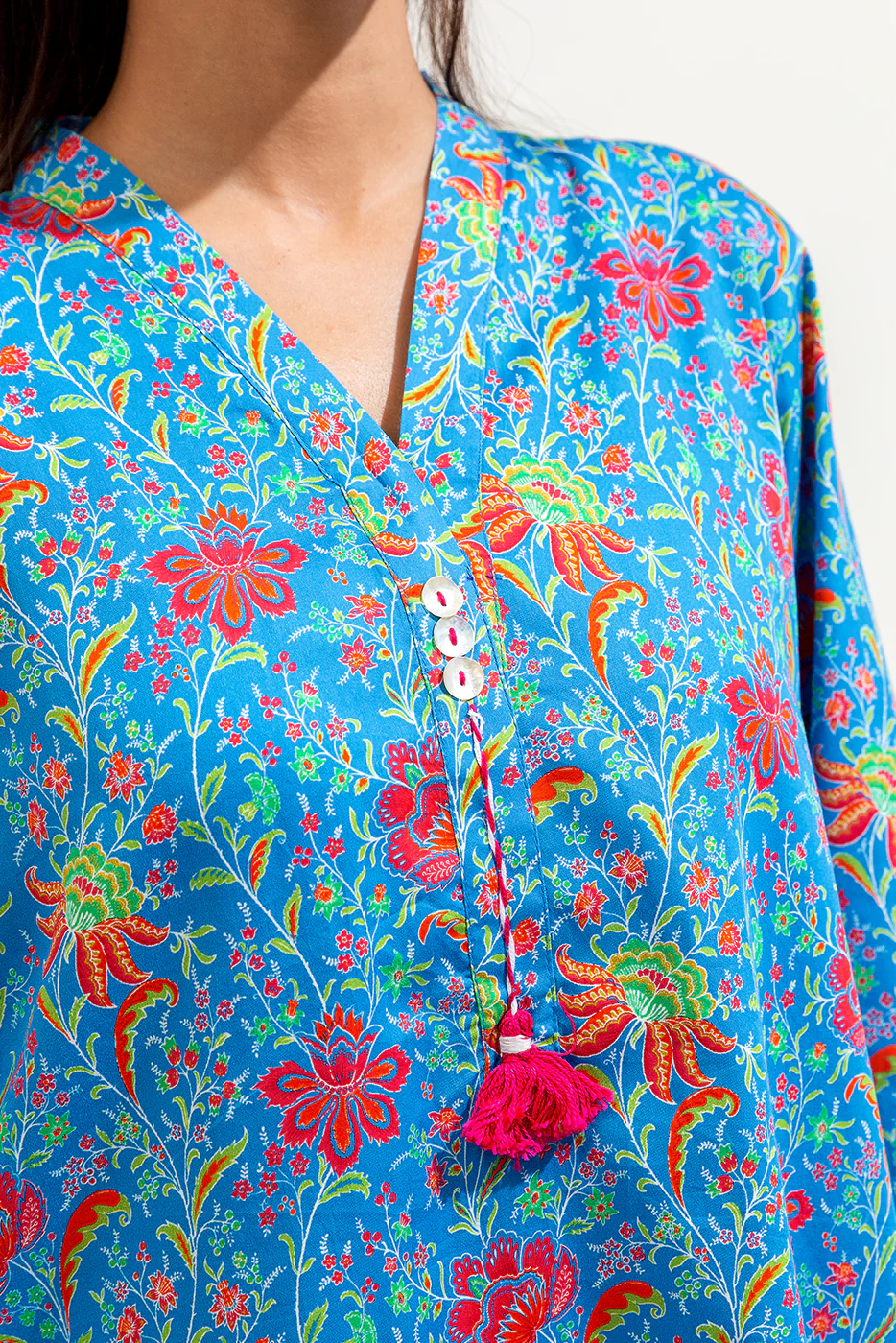 2 PIECE PRINTED PREMIUM LAWN SUIT (PRET) - Image 3