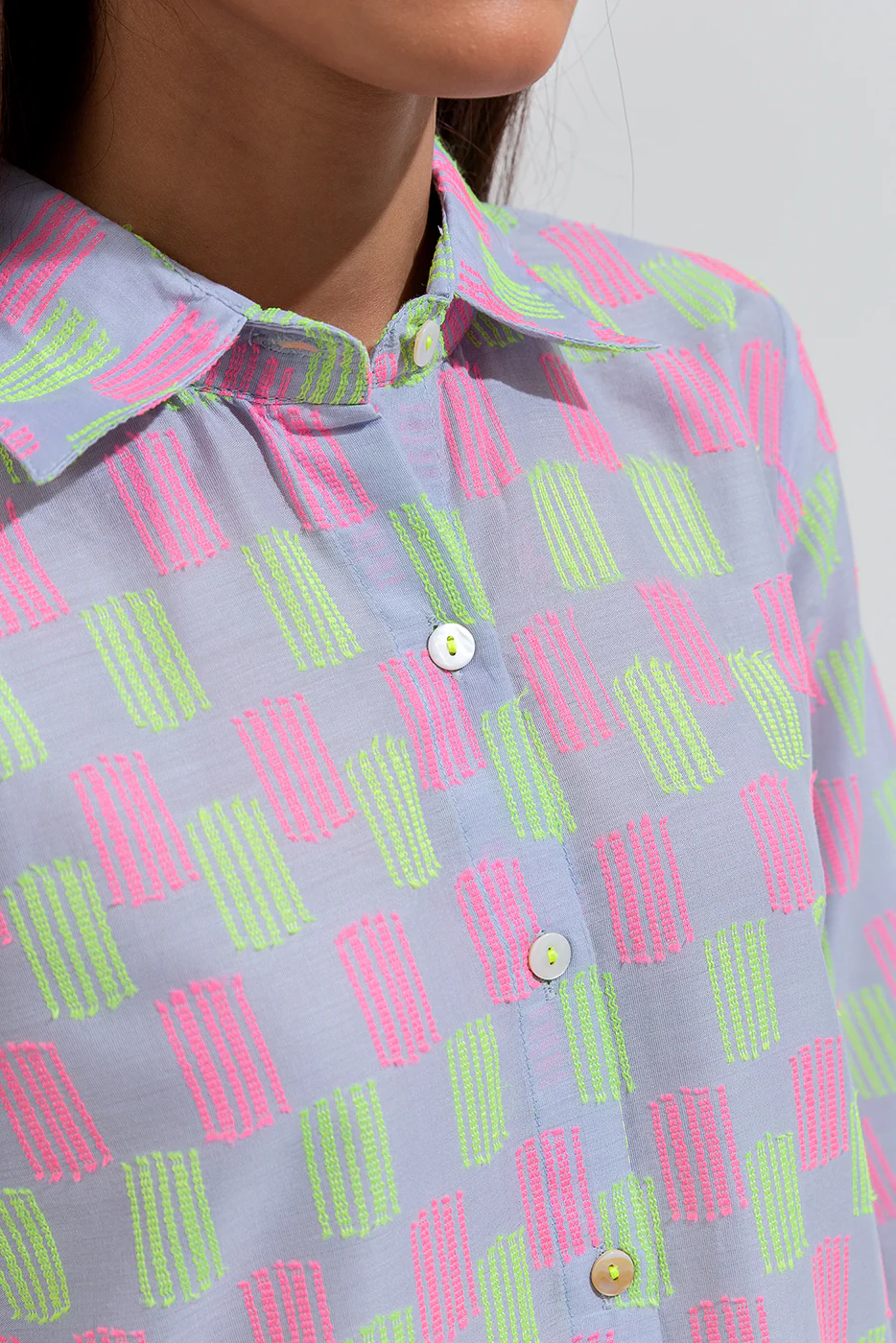 BASIC JACQUARD SHIRT (PRET) - Image 4