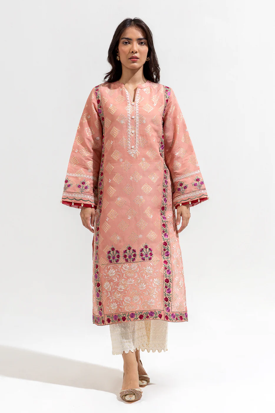 EMBROIDERED JACQUARD SHIRT (LUXURY-PRET) - Image 2