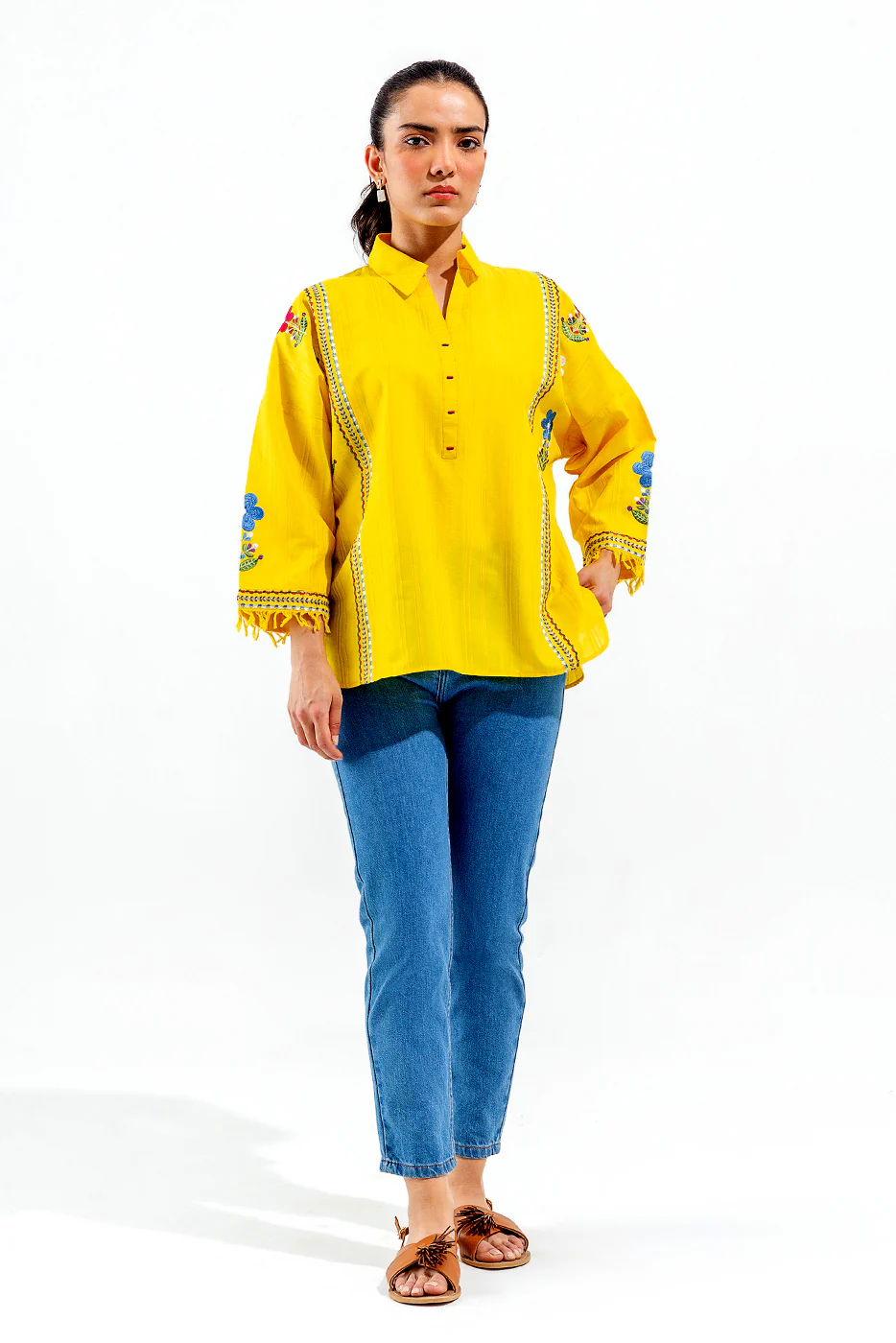 EMBROIDERED FUSION TOP (PRET) - Image 2
