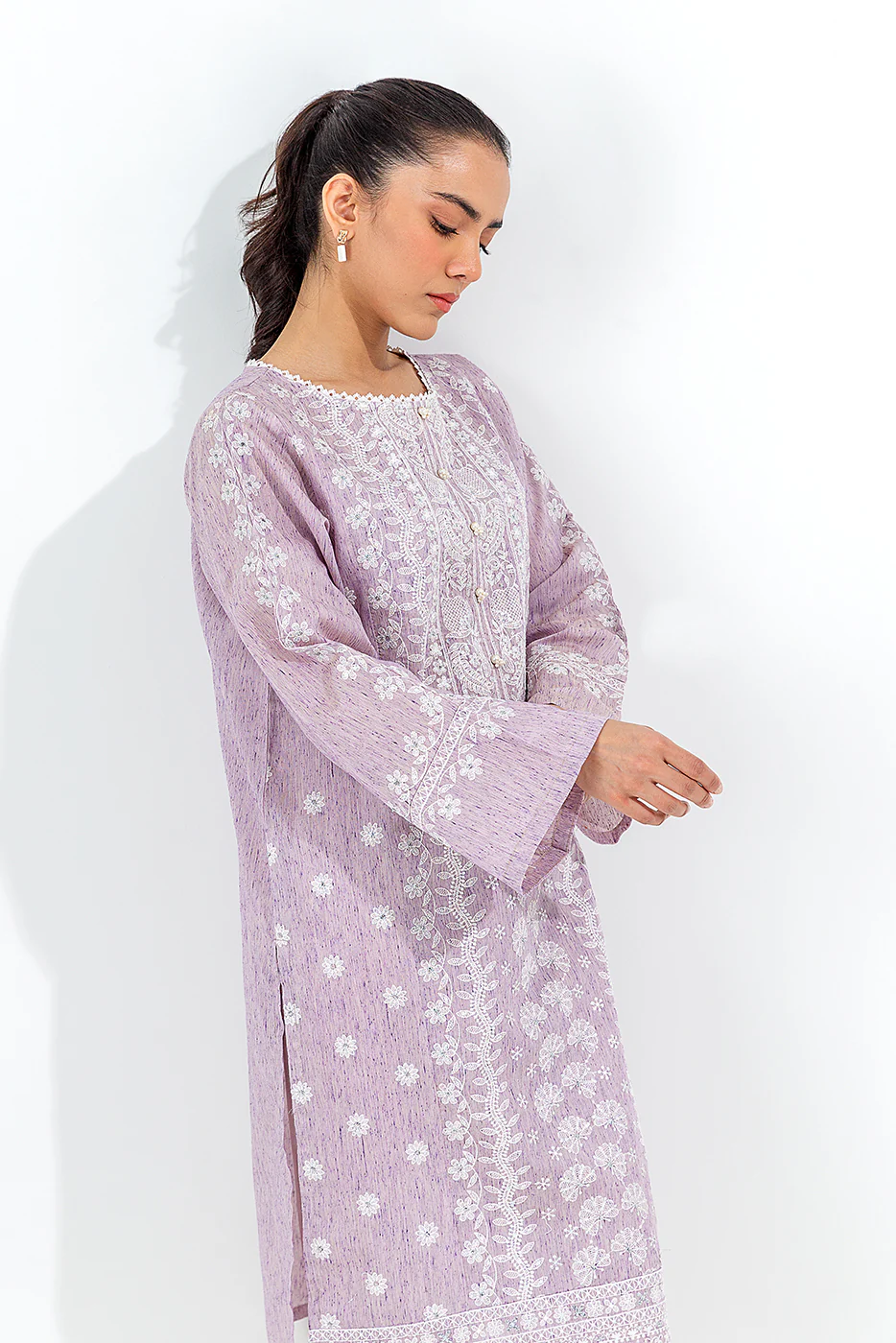 2 PIECE EMBROIDERED FANCY NEPS SUIT (LUXURY PRET) - Image 2