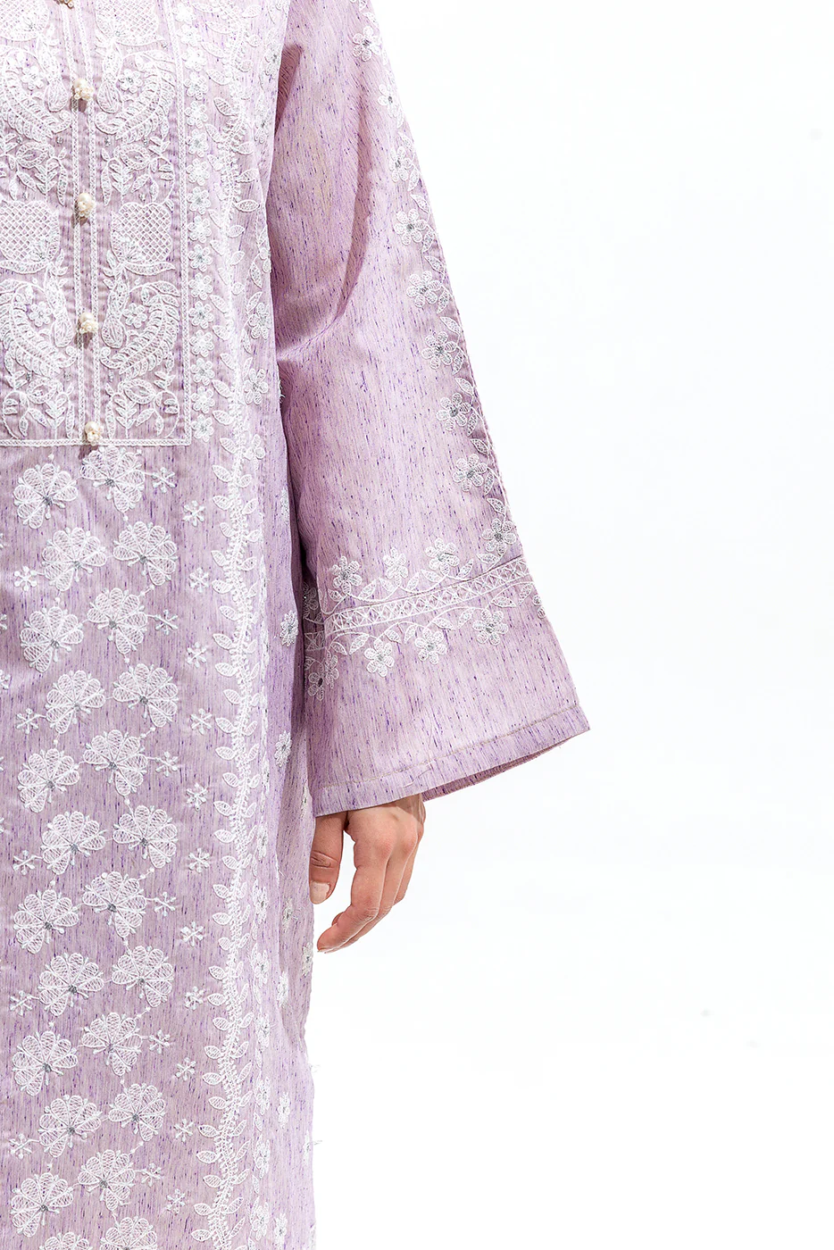 2 PIECE EMBROIDERED FANCY NEPS SUIT (LUXURY PRET) - Image 3
