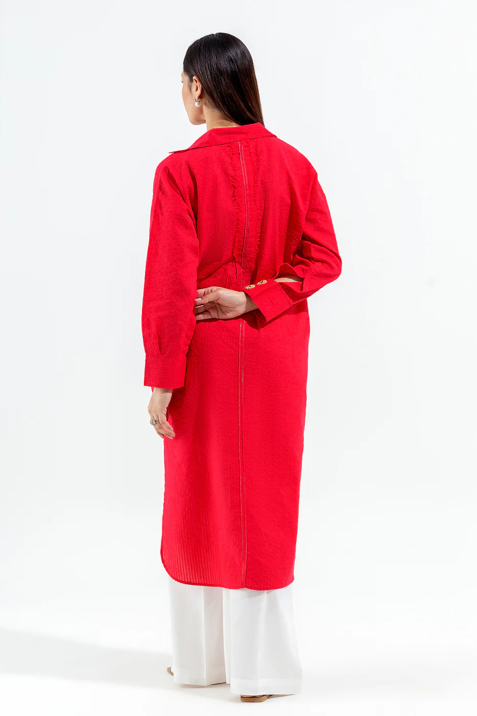 BASIC SEERSUCKER SHIRT (PRET) - Image 2
