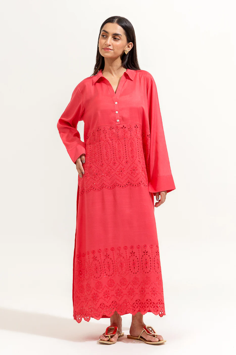 2 PIECE BASIC SILK SUIT (LUXURY-PRET) - Image 2