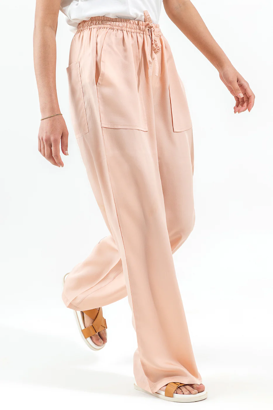 PEACH WIDE LEG PANTS - Image 4