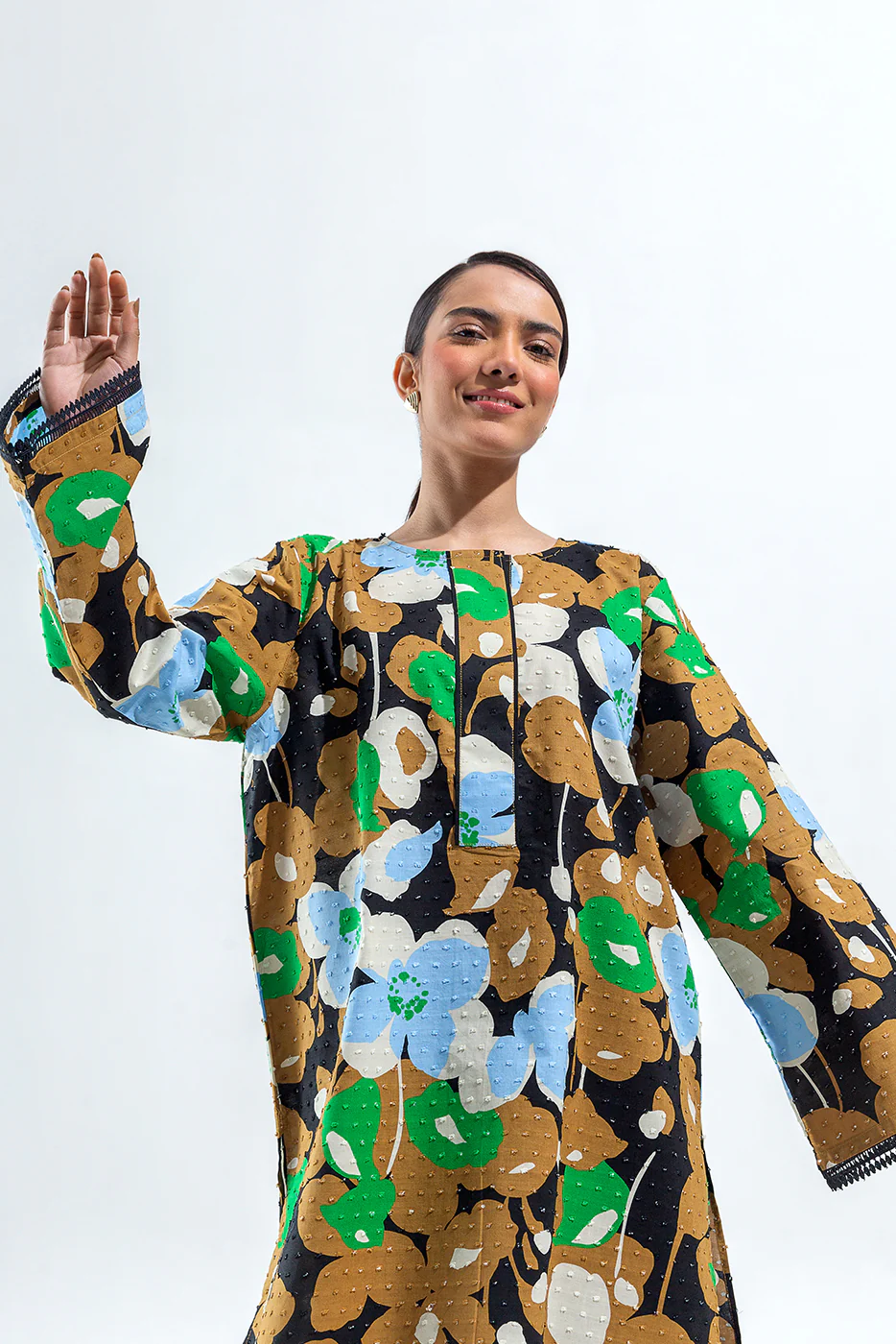 PRINTED BROCIA SHIRT (PRET) - Image 2