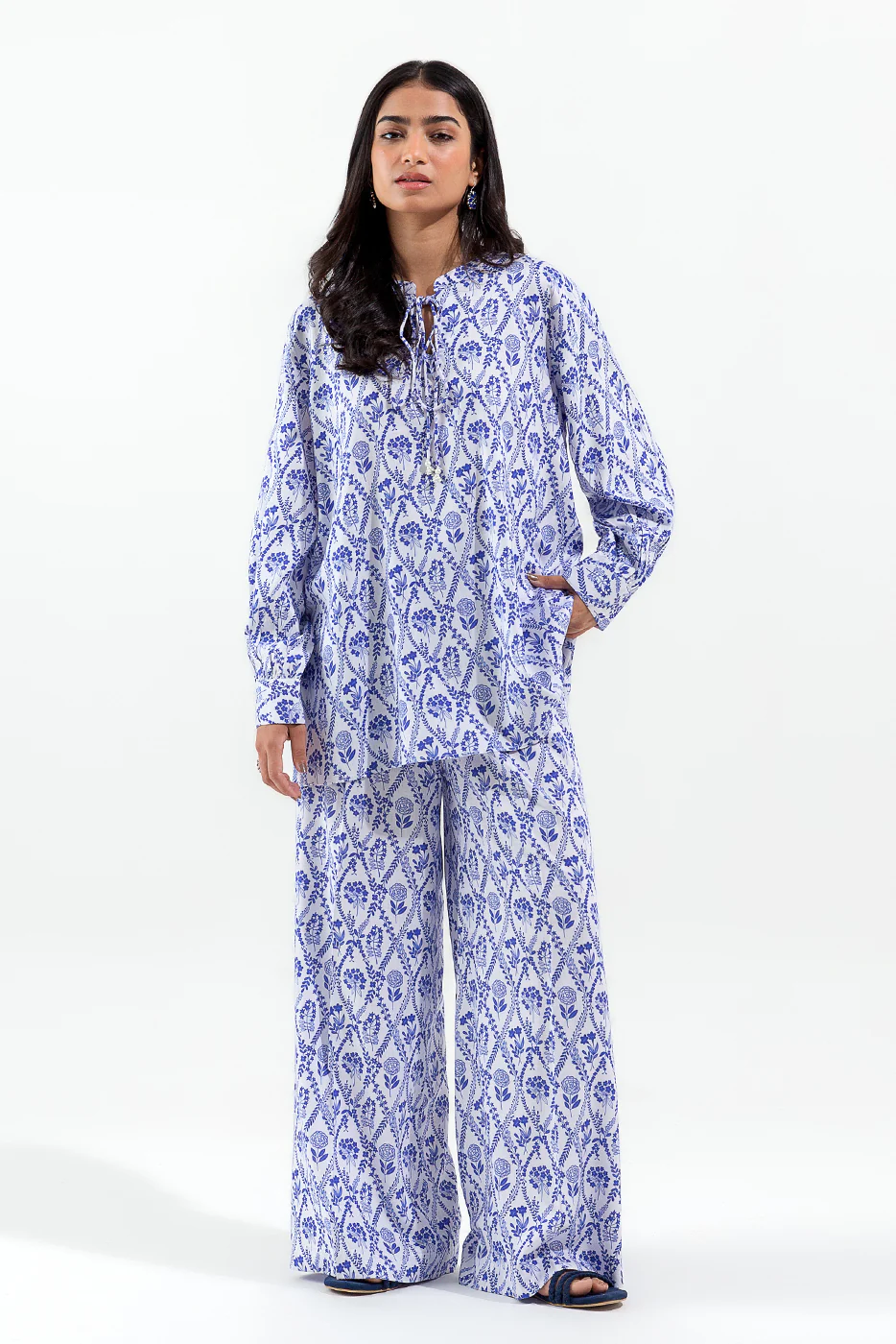 2 PIECE BASIC VISCOSE SUIT (PRET) - Image 2