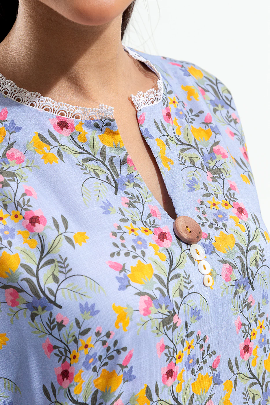 PRINTED VISCOSE SHIRT (PRET) - Image 4